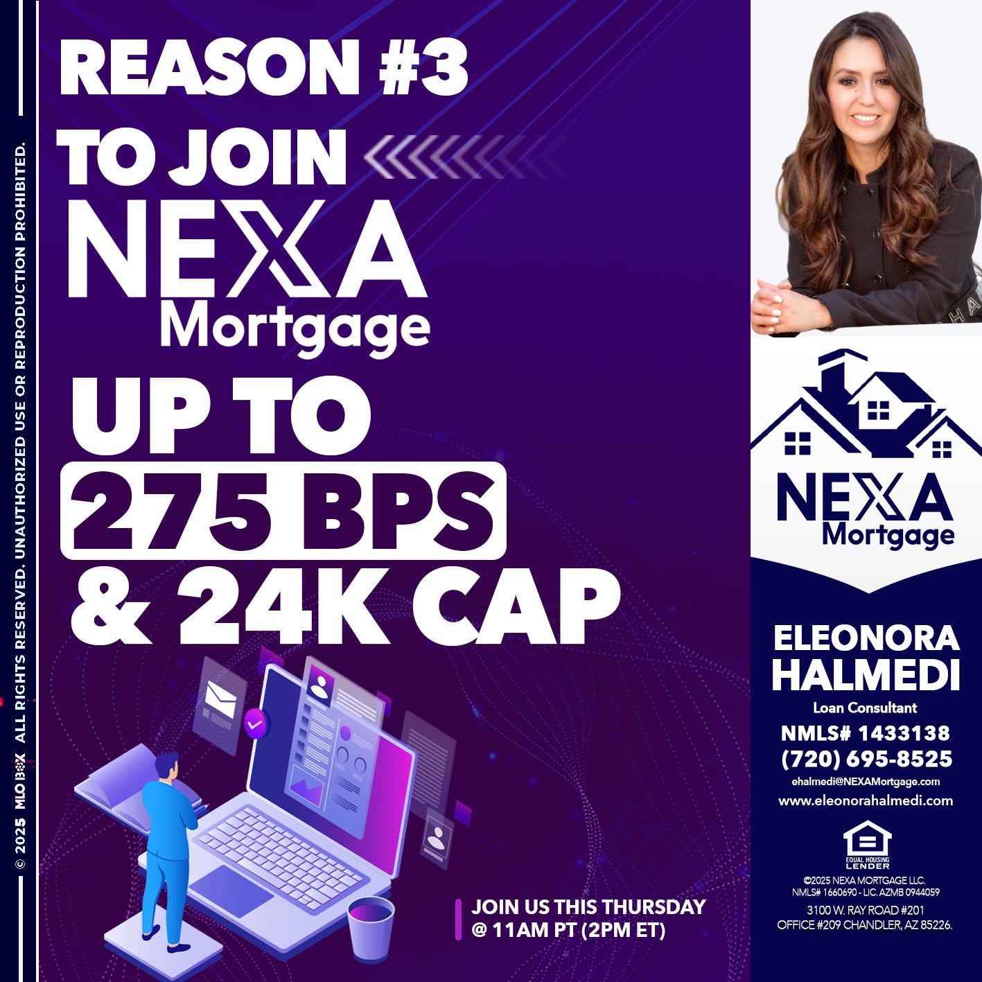REASON 3 - Eleonora Halmedi -Mortgage Advisor