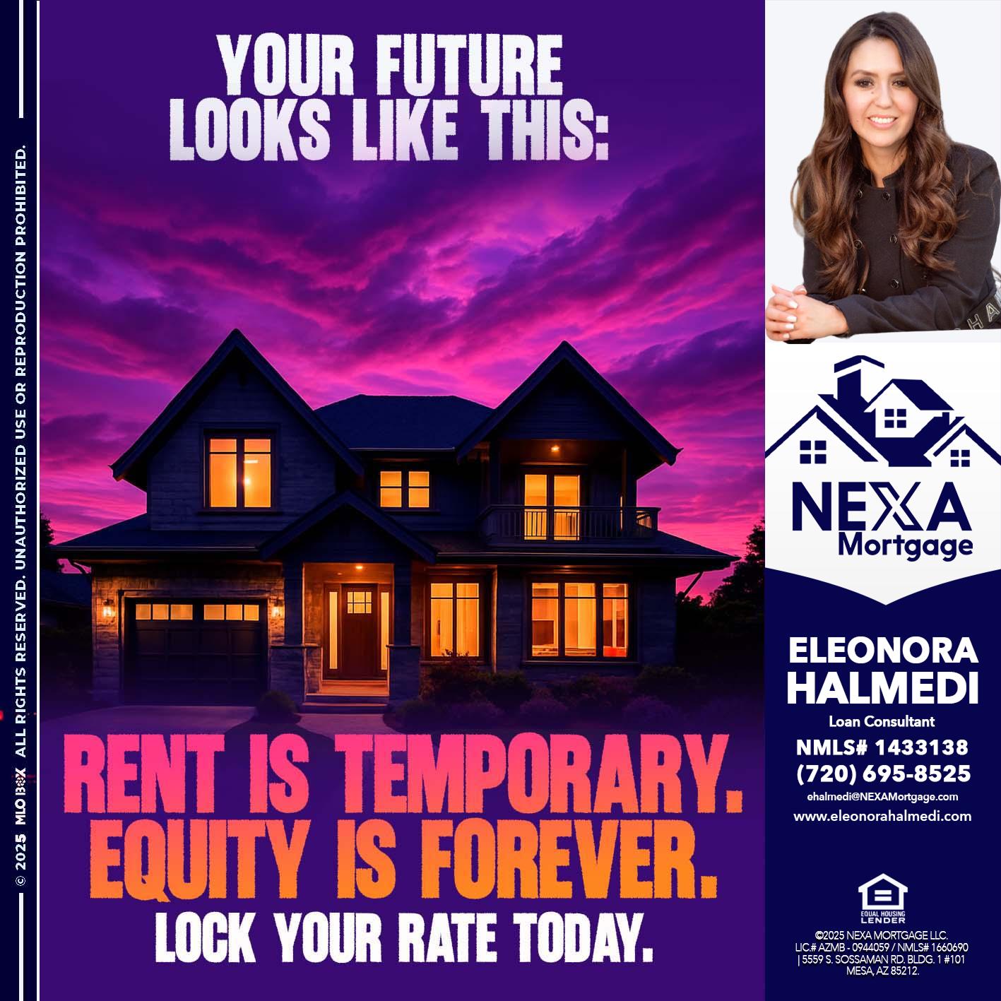YOUR FUTURE - Eleonora Halmedi -Mortgage Advisor