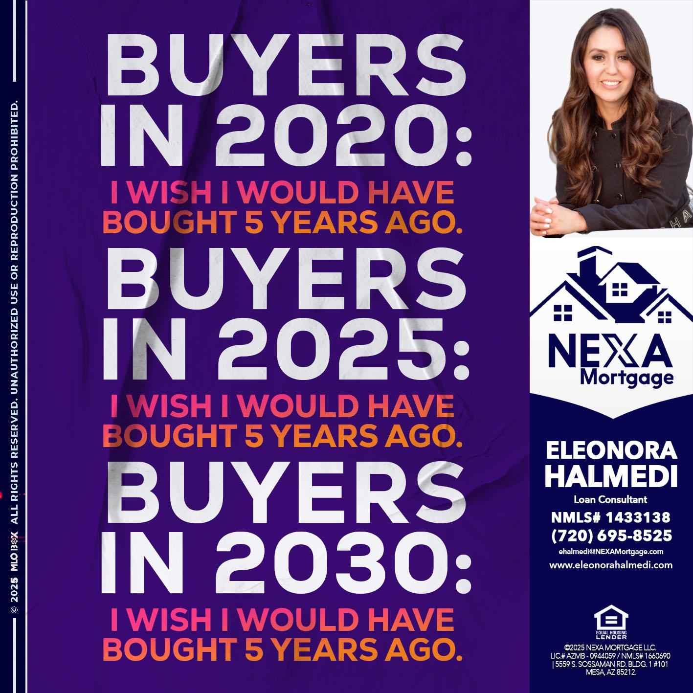 BUYERS IN 2020 - Eleonora Halmedi -Mortgage Advisor