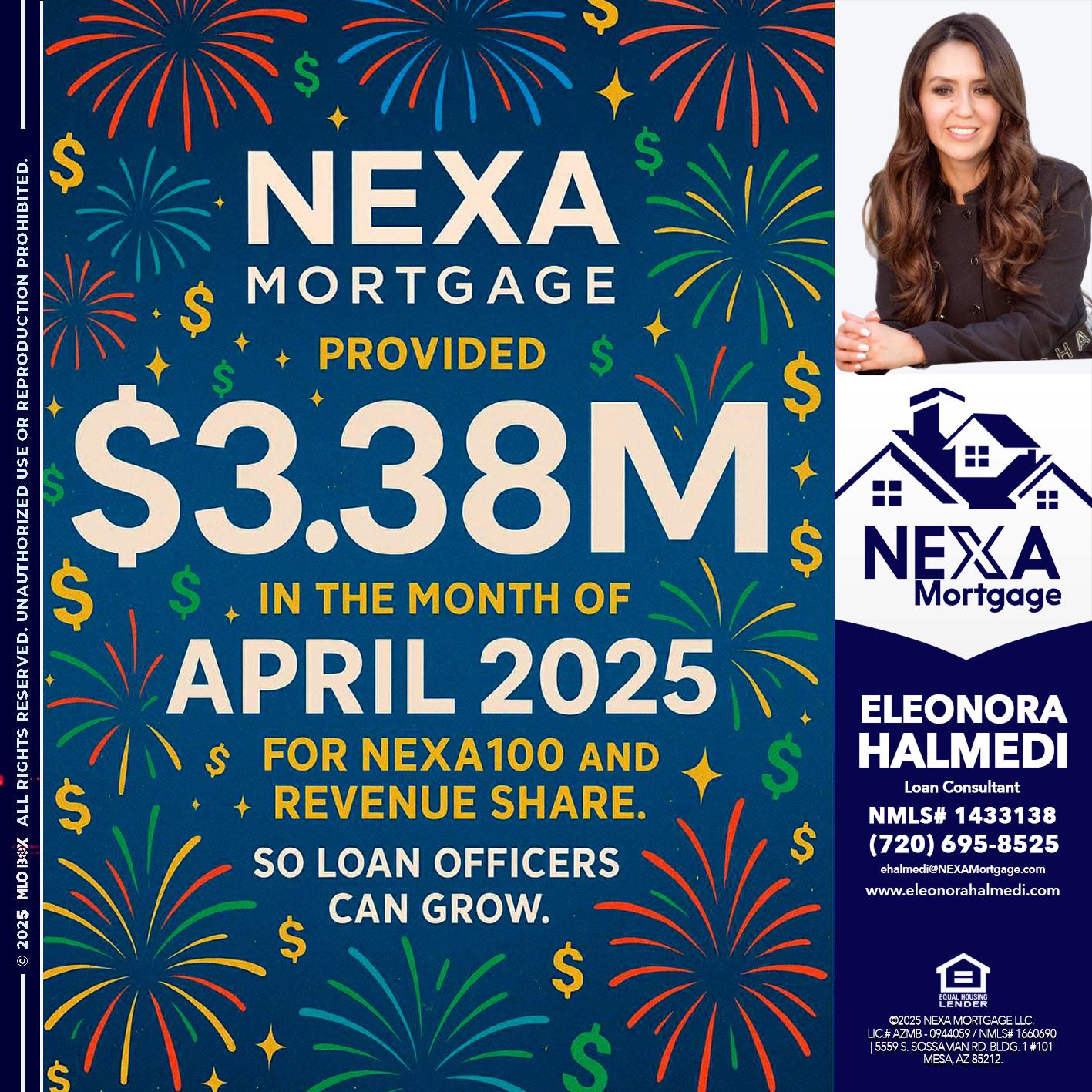 $3.38M - Eleonora Halmedi -Mortgage Advisor