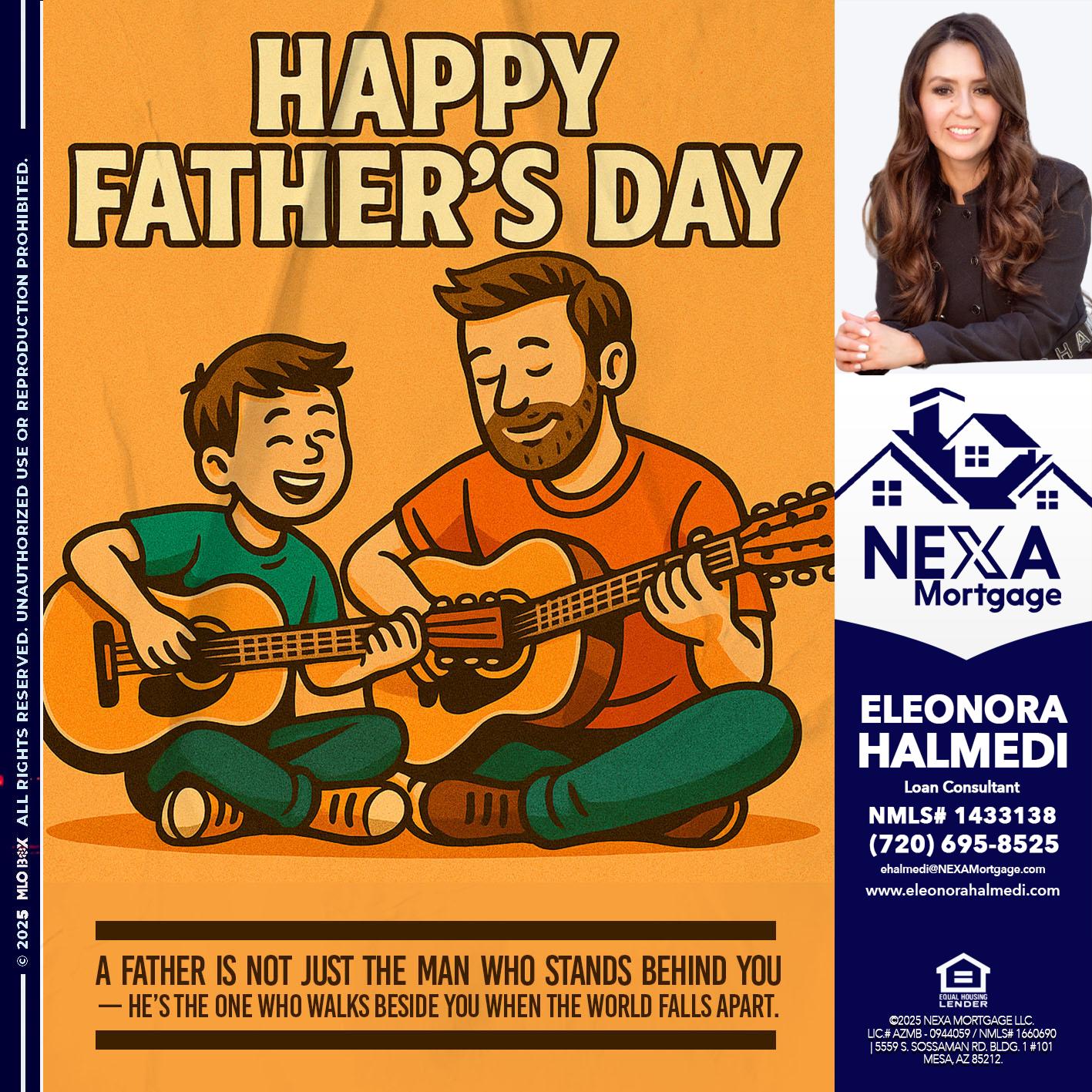 HAPPY FATHERS DAY - Eleonora Halmedi -Mortgage Advisor