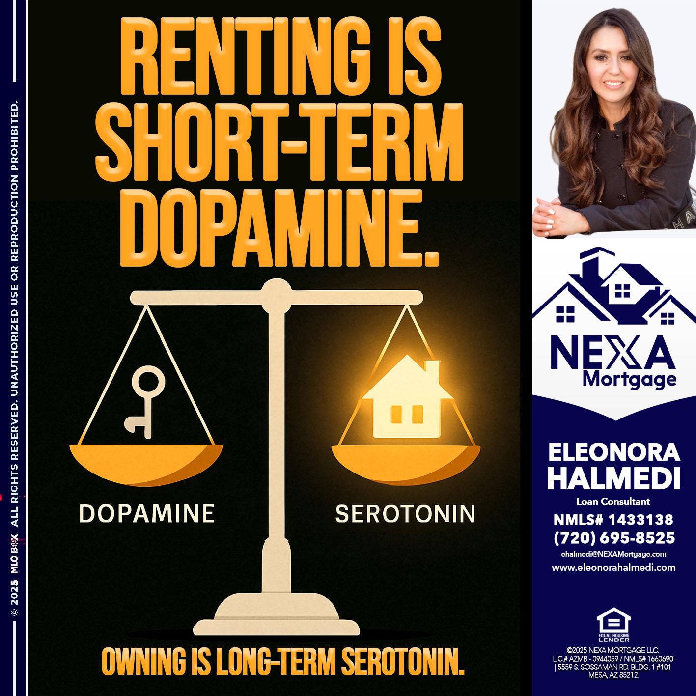 RENTING IS SHORT TERM - Eleonora Halmedi -Mortgage Advisor