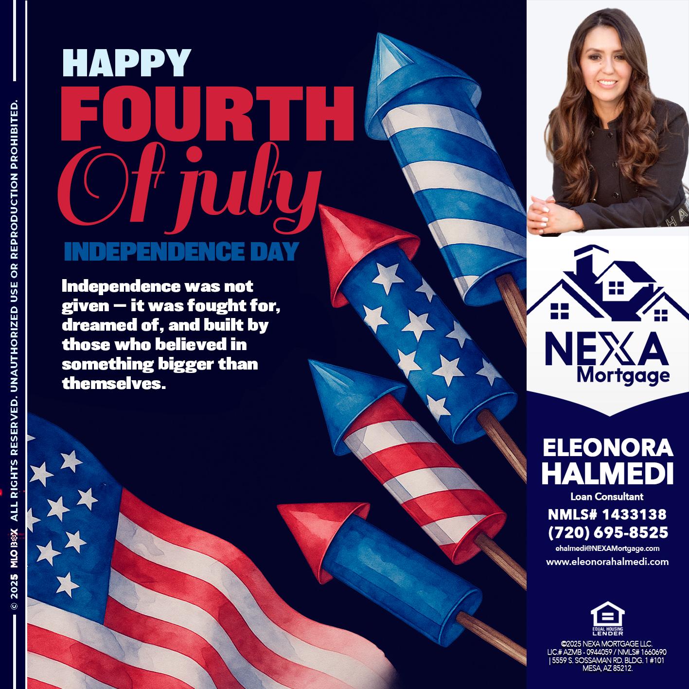 happy fourth - Eleonora Halmedi -Mortgage Advisor