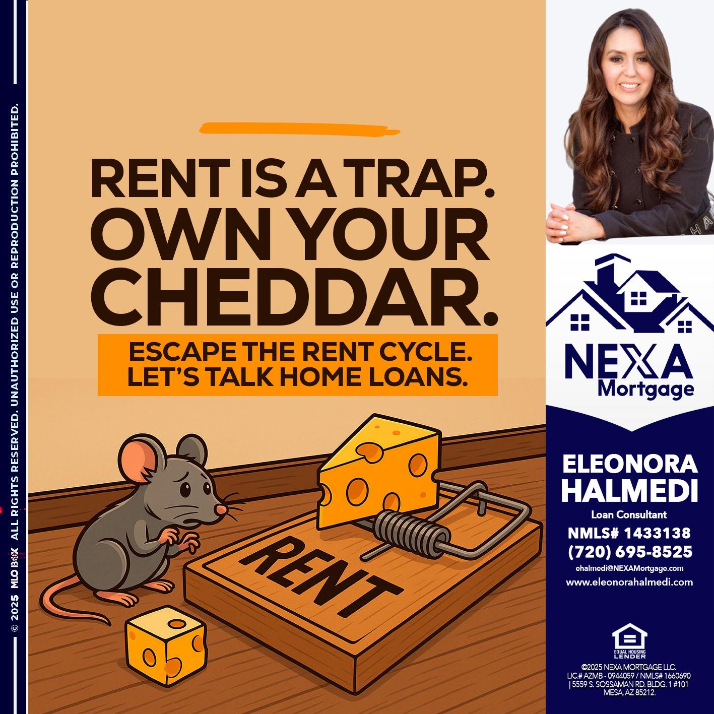 RENT IS TRAP - Eleonora Halmedi -Mortgage Advisor