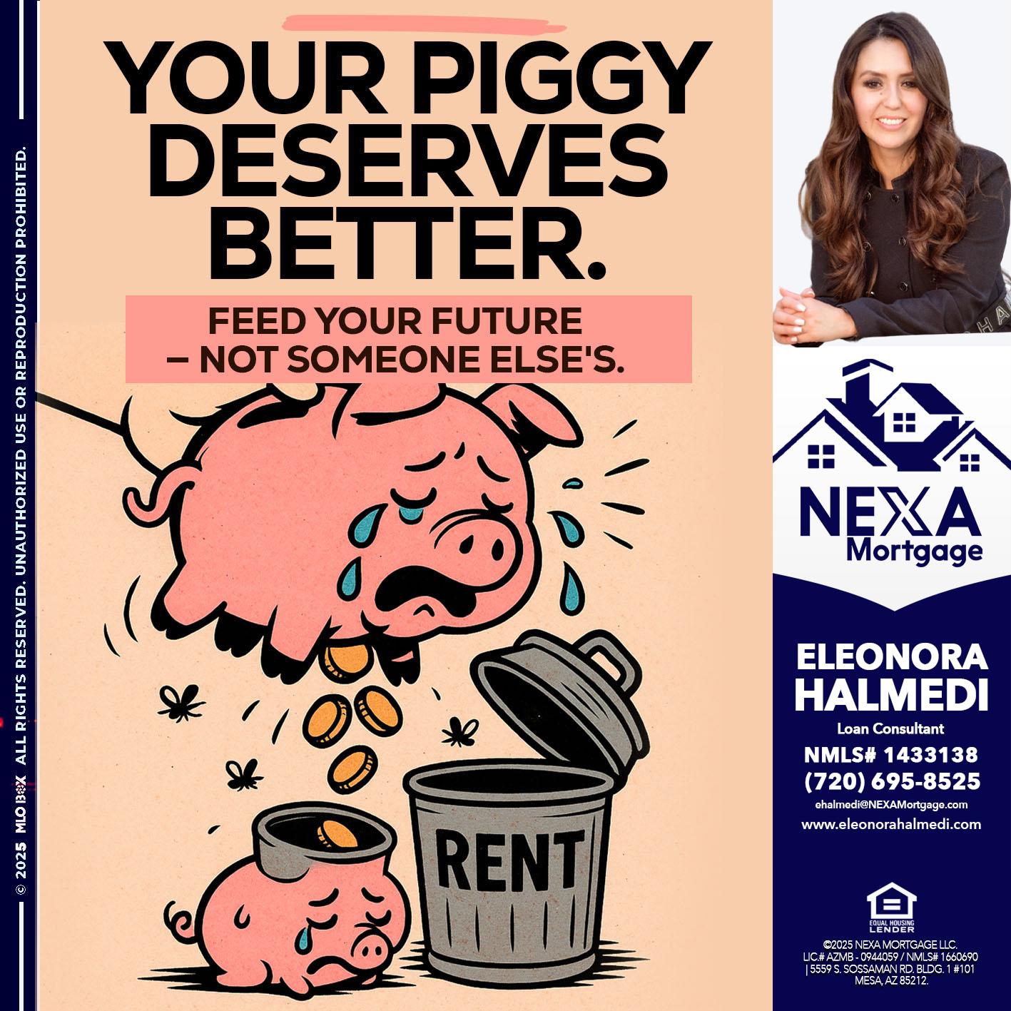 YOUR PIGGY - Eleonora Halmedi -Mortgage Advisor