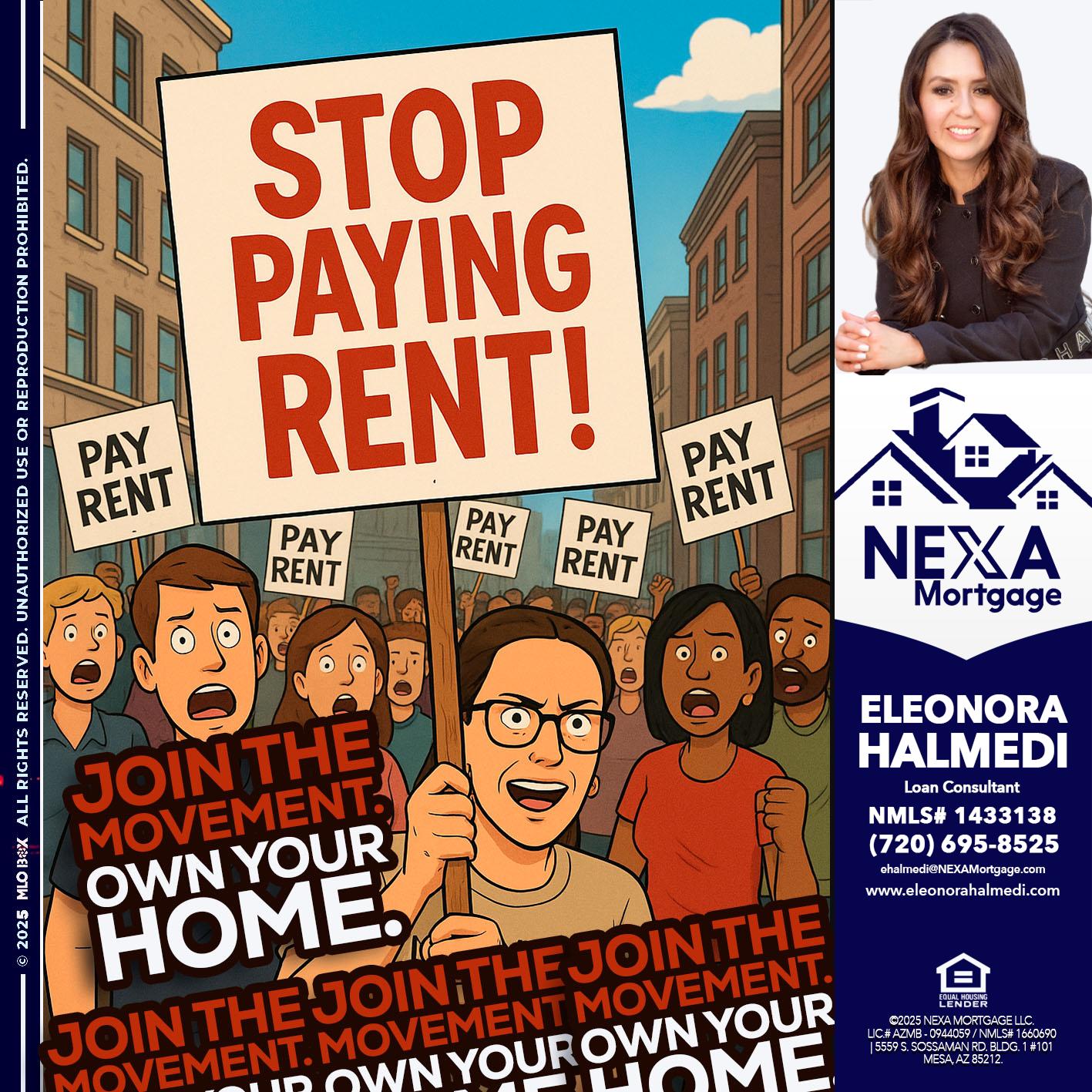 stop paying rent - Eleonora Halmedi -Mortgage Advisor