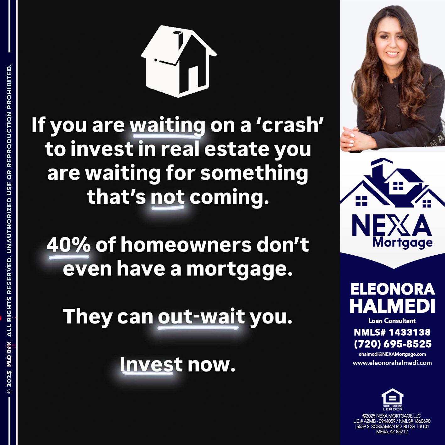 IF YOU ARE WAITING - Eleonora Halmedi -Mortgage Advisor