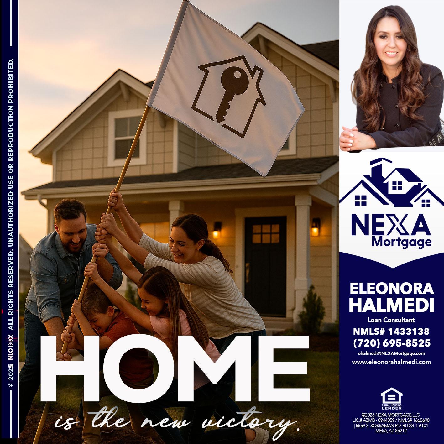 HOME IS - Eleonora Halmedi -Mortgage Advisor