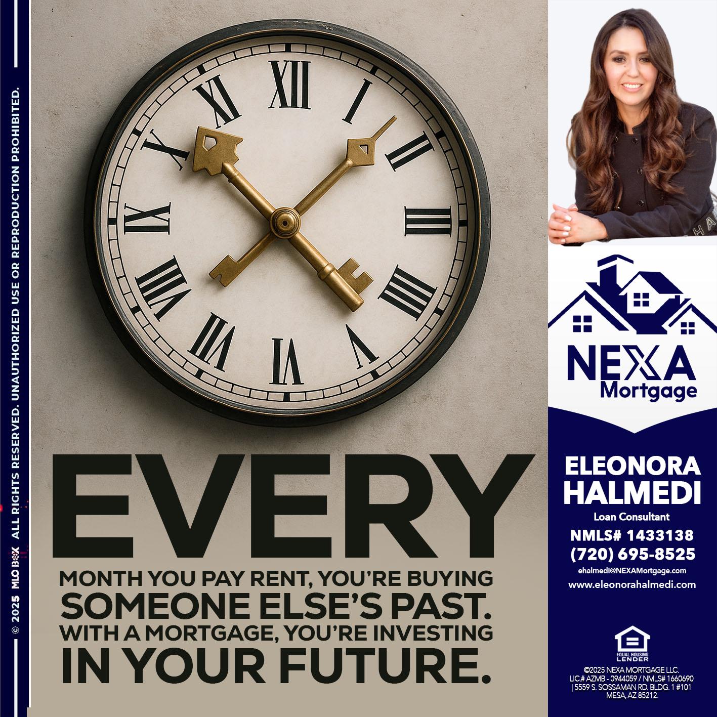 EVERY MONTH - Eleonora Halmedi -Mortgage Advisor