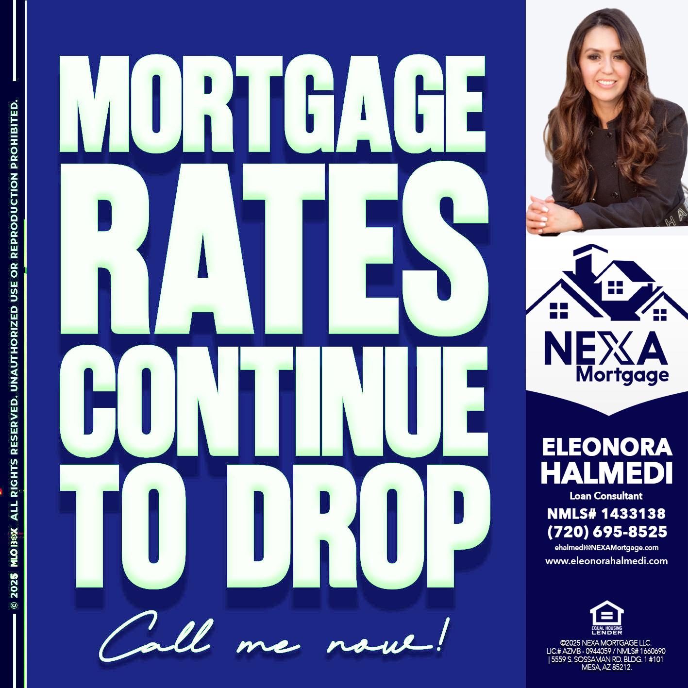 MORTGAGE RATES - Eleonora Halmedi -Mortgage Advisor