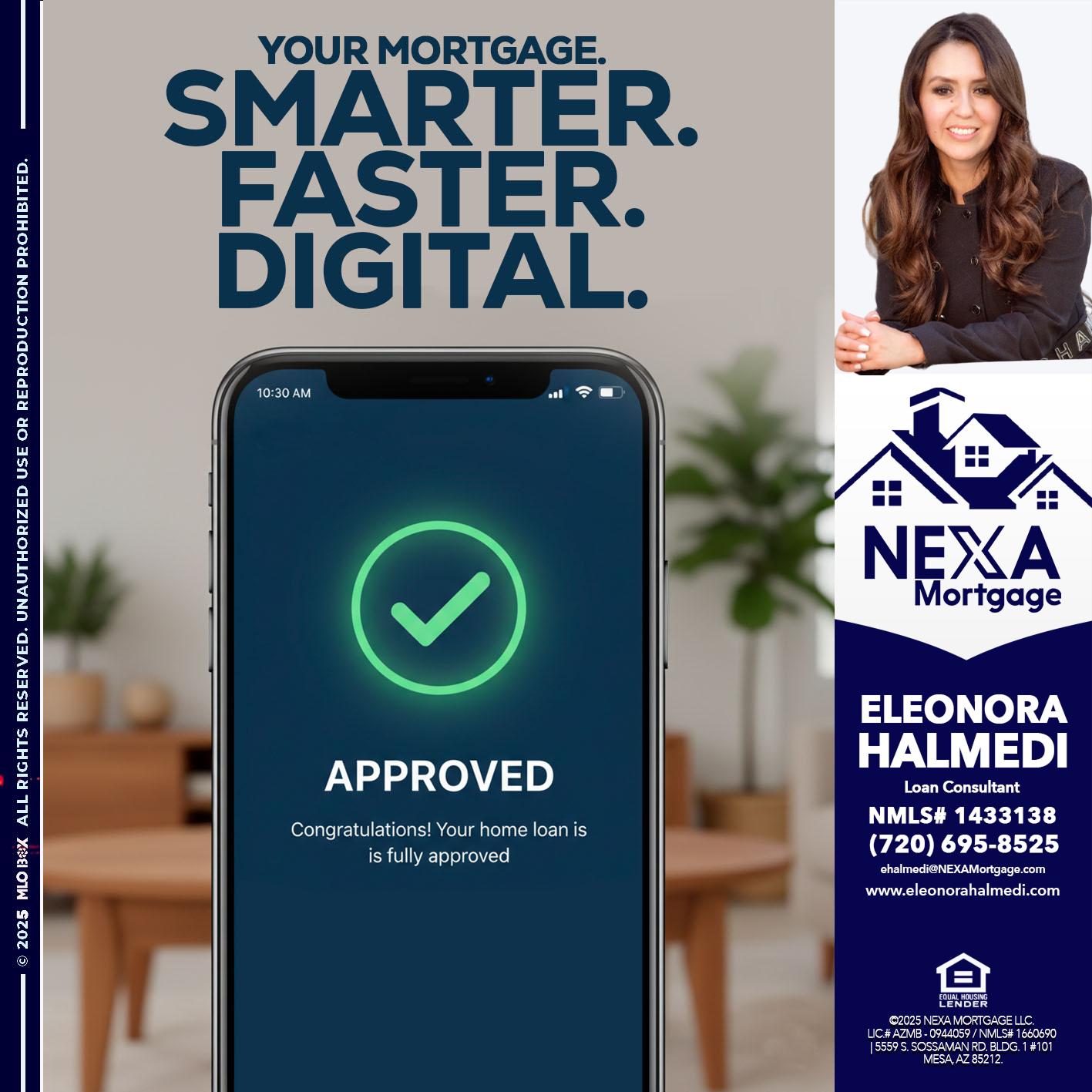 smarter faster digital - Eleonora Halmedi -Mortgage Advisor