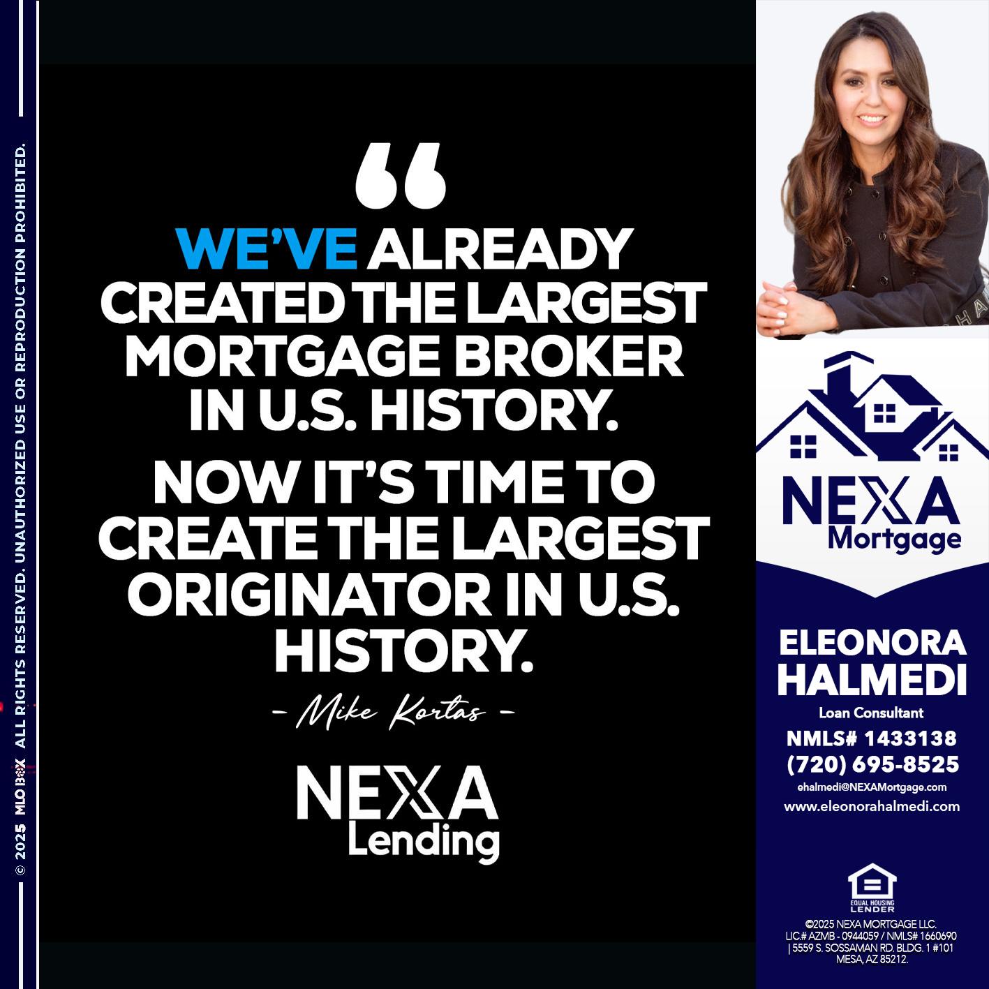 MIKE KORTAS - Eleonora Halmedi -Mortgage Advisor