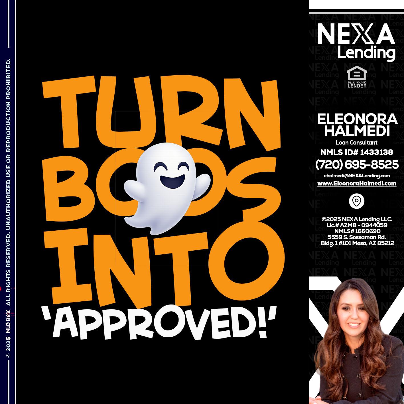 turn boos into - Eleonora Halmedi -Mortgage Advisor