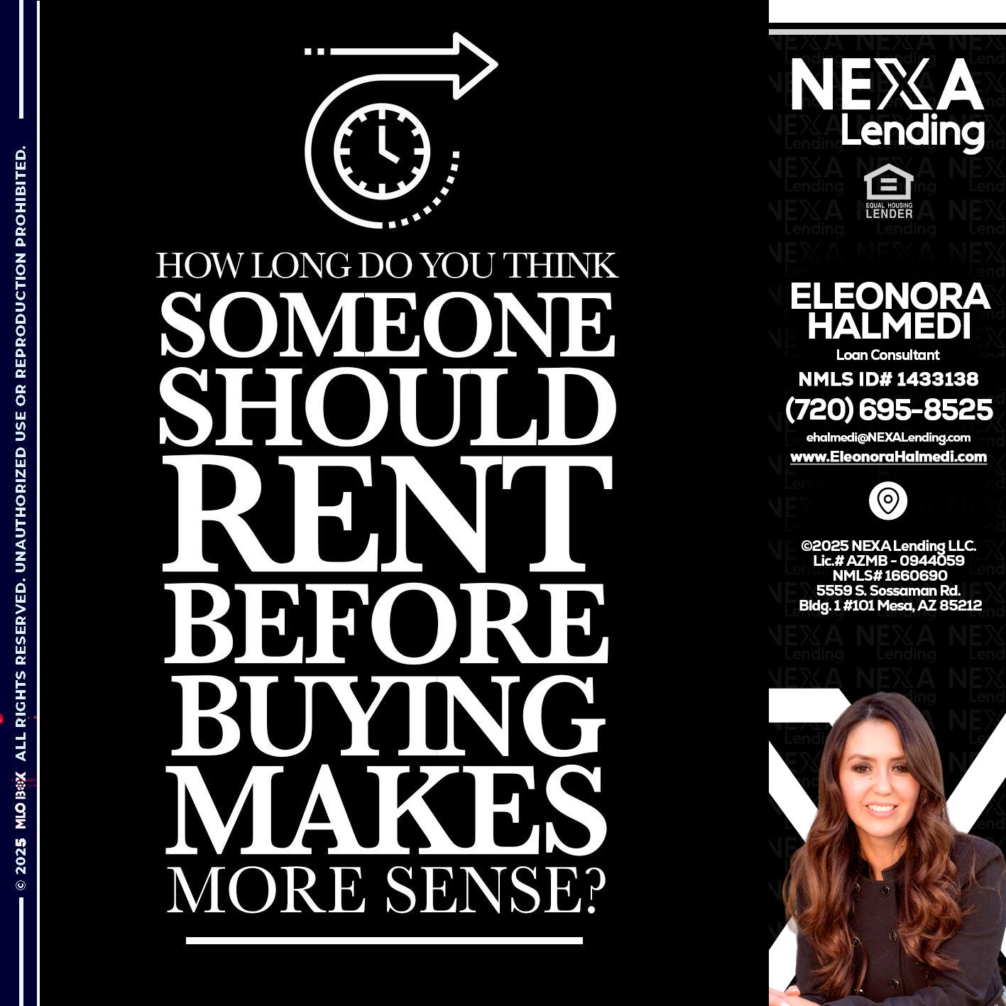 HOW LONG - Eleonora Halmedi -Mortgage Advisor