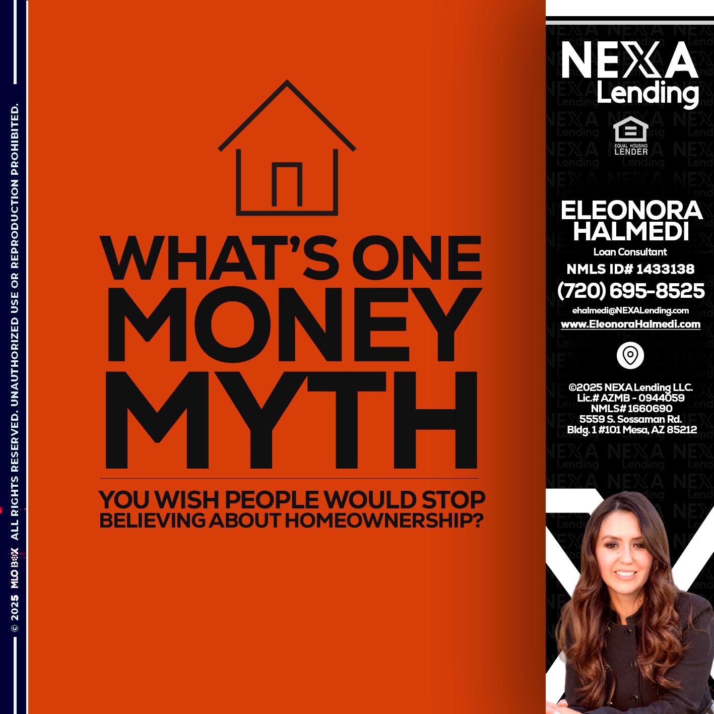 WHATS ONE - Eleonora Halmedi -Mortgage Advisor