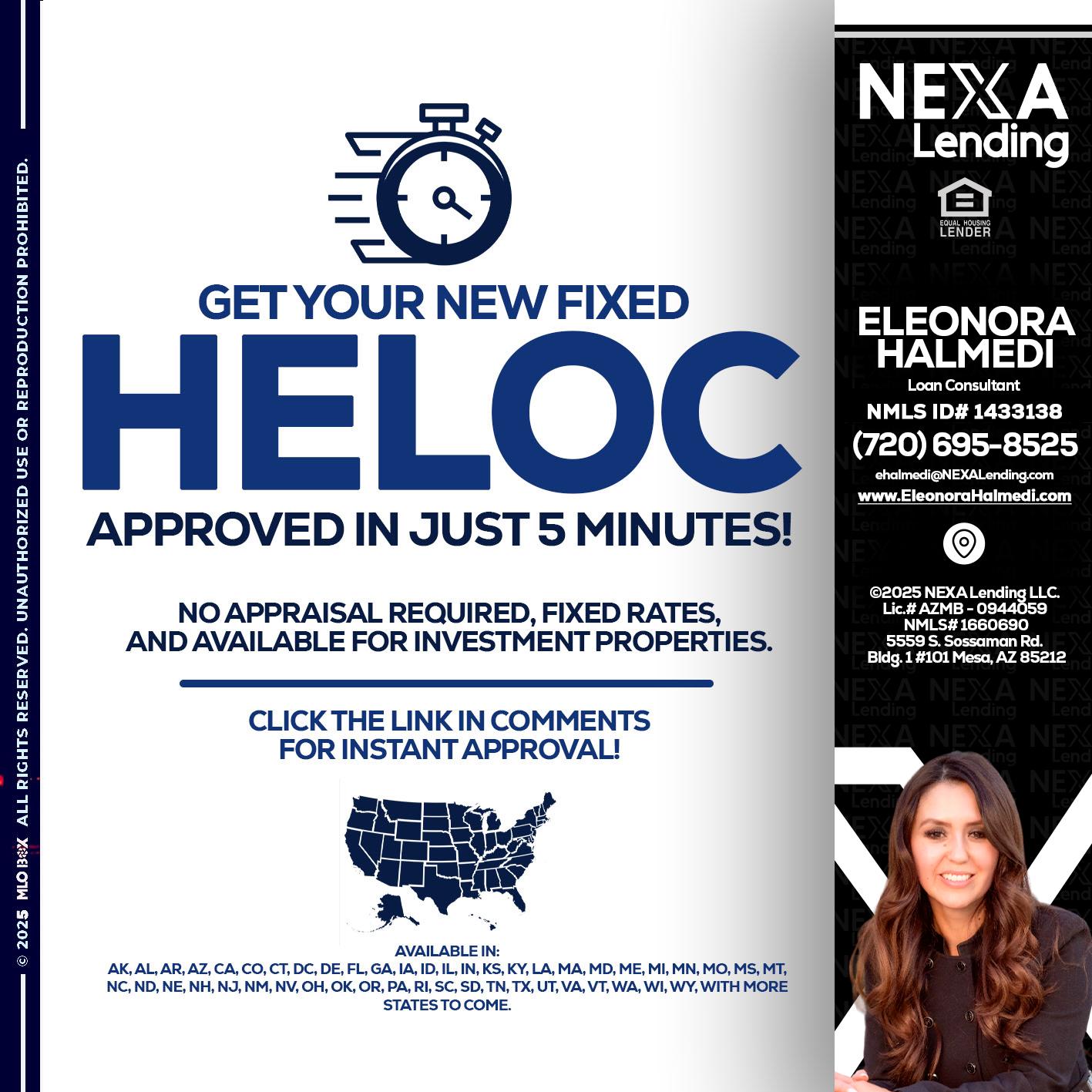 HELOC - Eleonora Halmedi -Mortgage Advisor