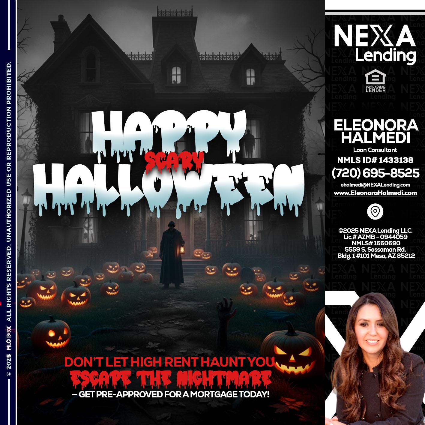 HAPPY HALLOWEEN - Eleonora Halmedi -Mortgage Advisor