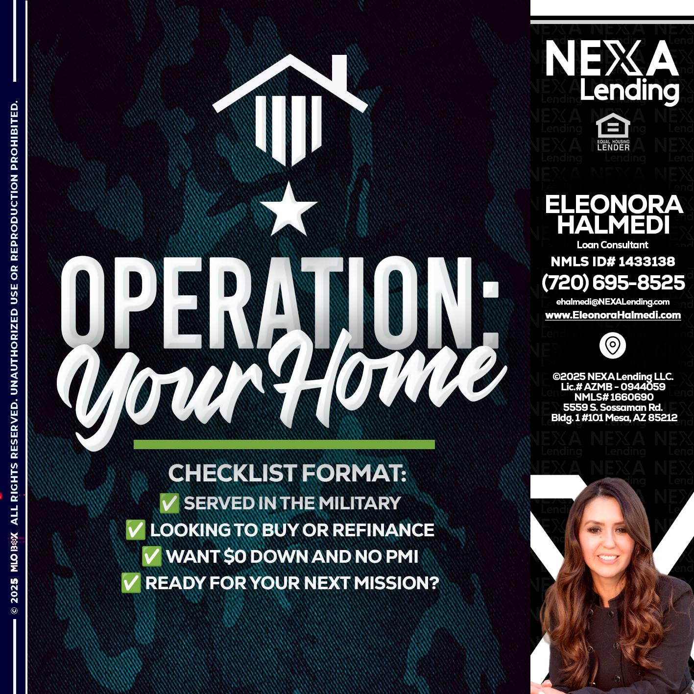 OPERATION YOUR HOME - Eleonora Halmedi -Mortgage Advisor