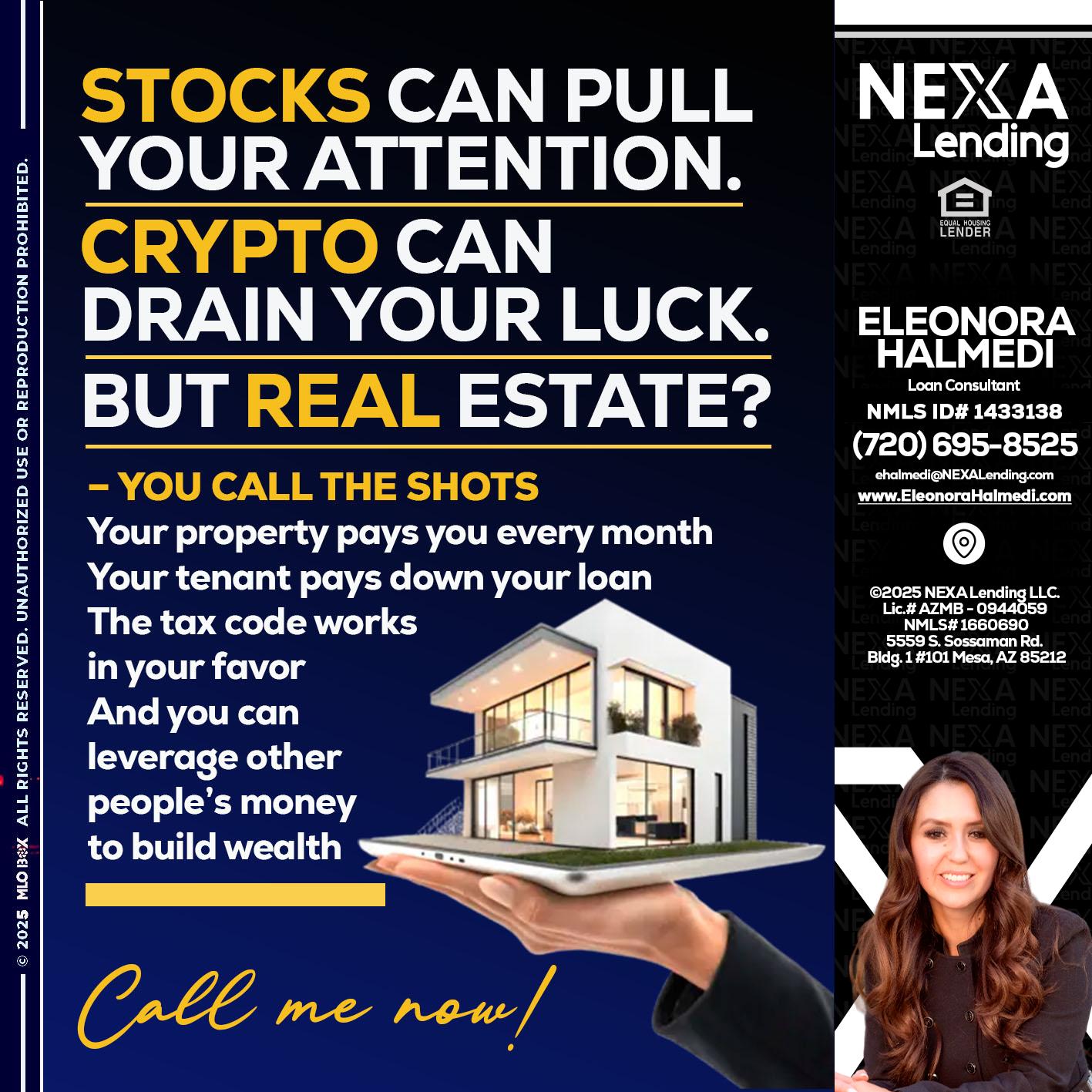 STOCK YOUR - Eleonora Halmedi -Mortgage Advisor