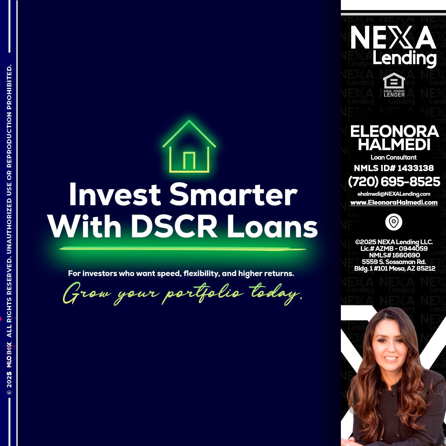 DSCR - Eleonora Halmedi -Mortgage Advisor