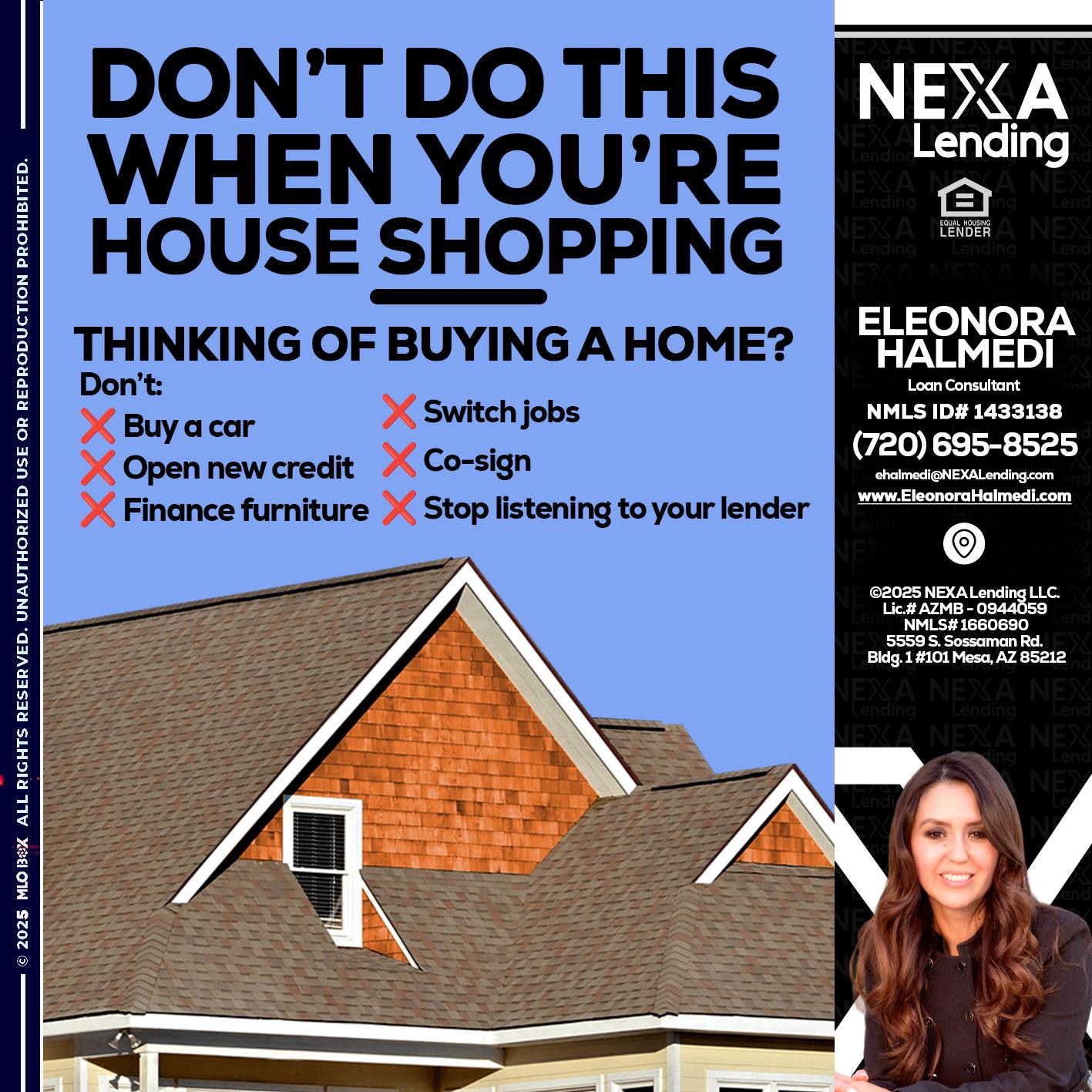 DONT DO THIS - Eleonora Halmedi -Mortgage Advisor