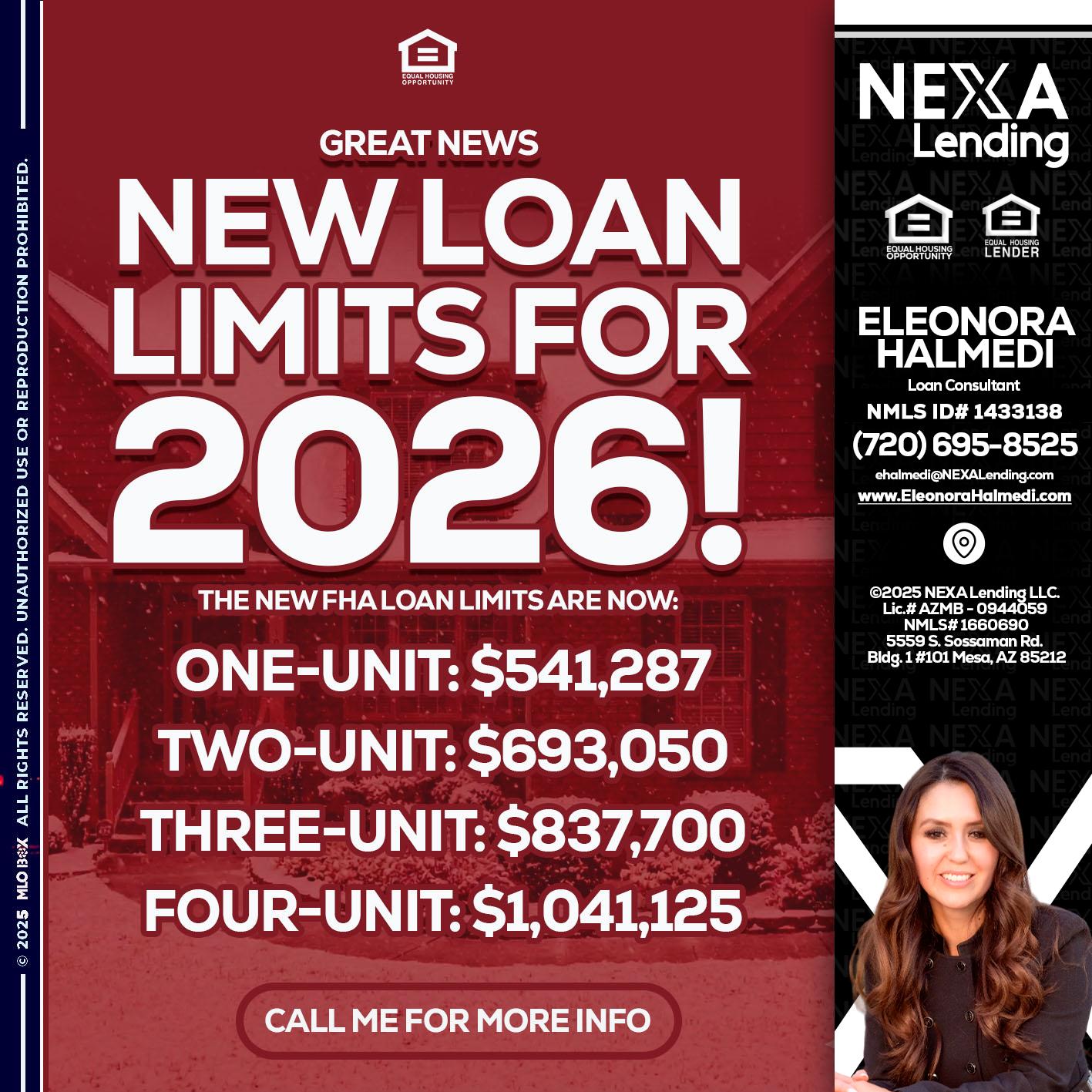 loan limits - Eleonora Halmedi -Mortgage Advisor