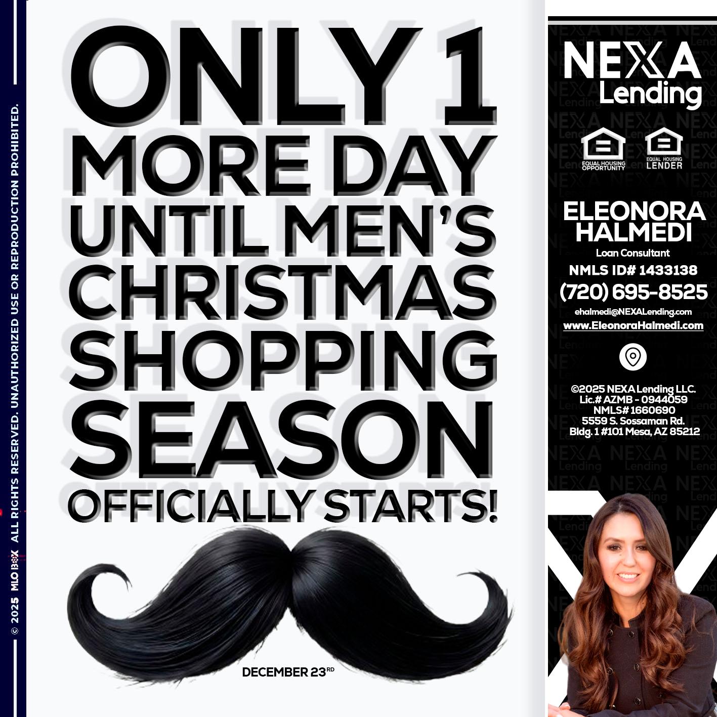 ONLY 1 DAY - Eleonora Halmedi -Mortgage Advisor