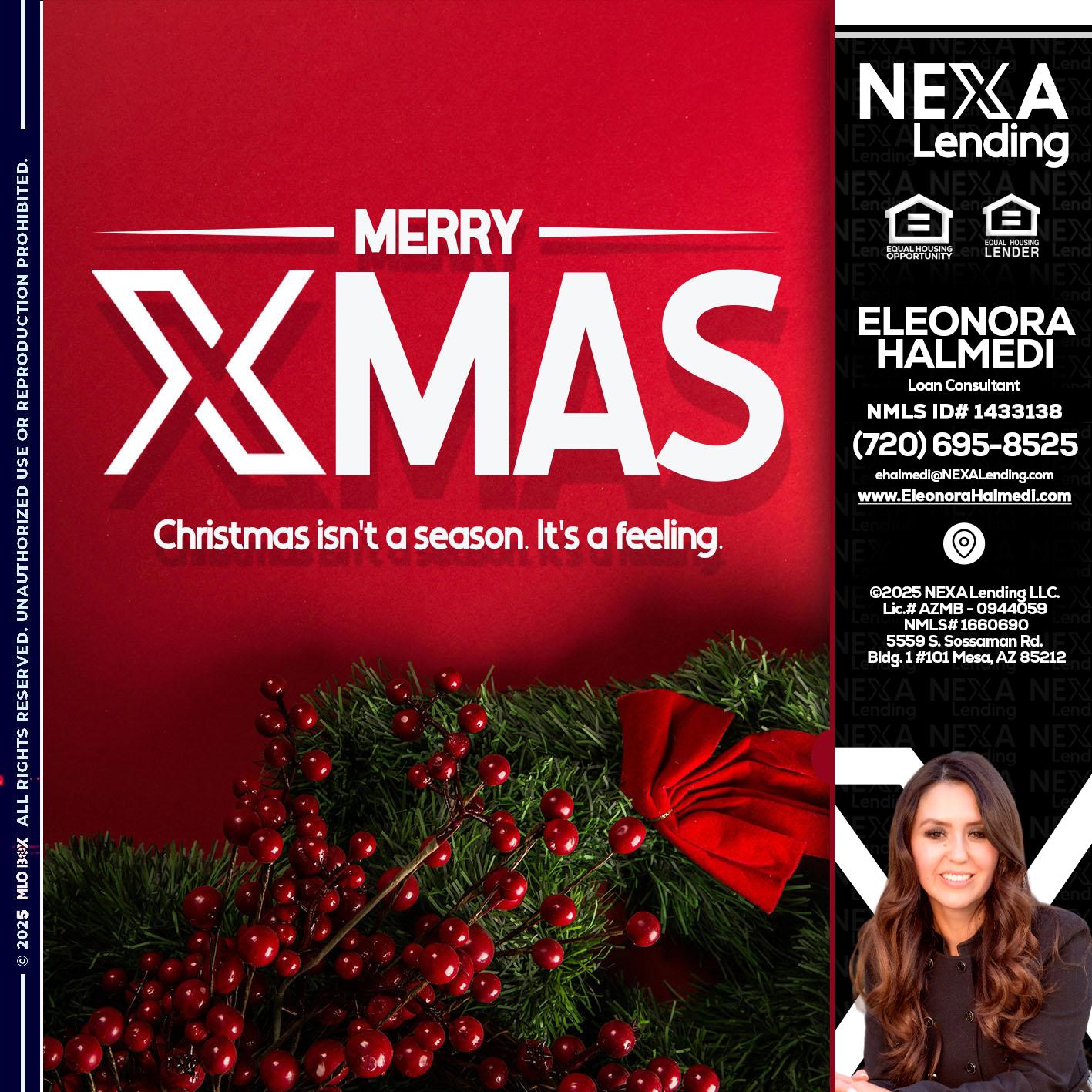 merry xmas - Eleonora Halmedi -Mortgage Advisor