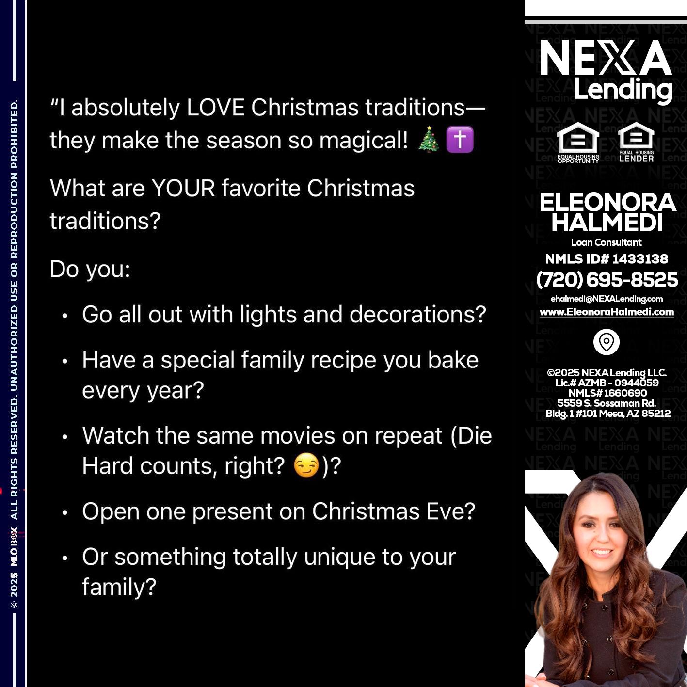 I love christmas - Eleonora Halmedi -Mortgage Advisor