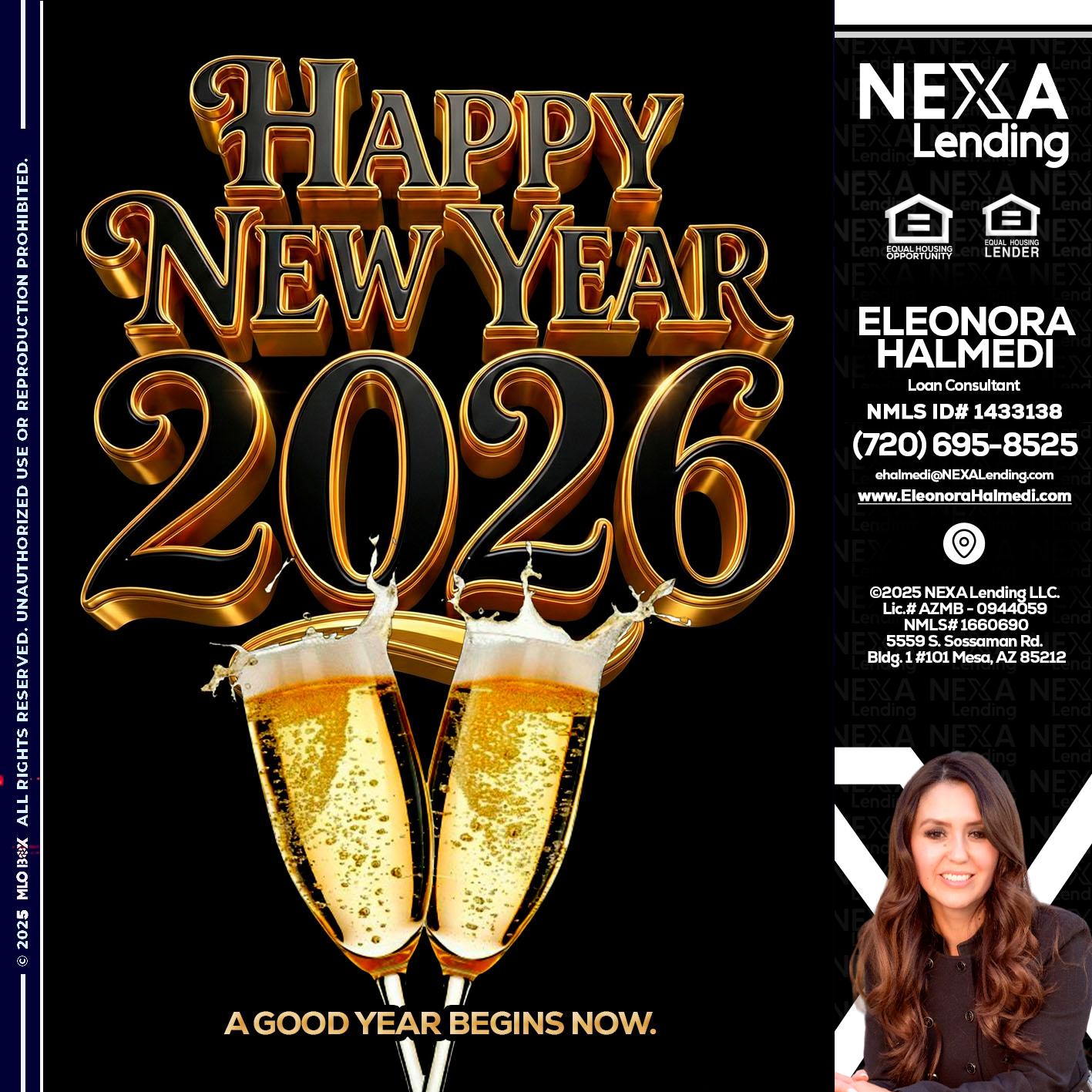happy new year 2026 - Eleonora Halmedi -Mortgage Advisor