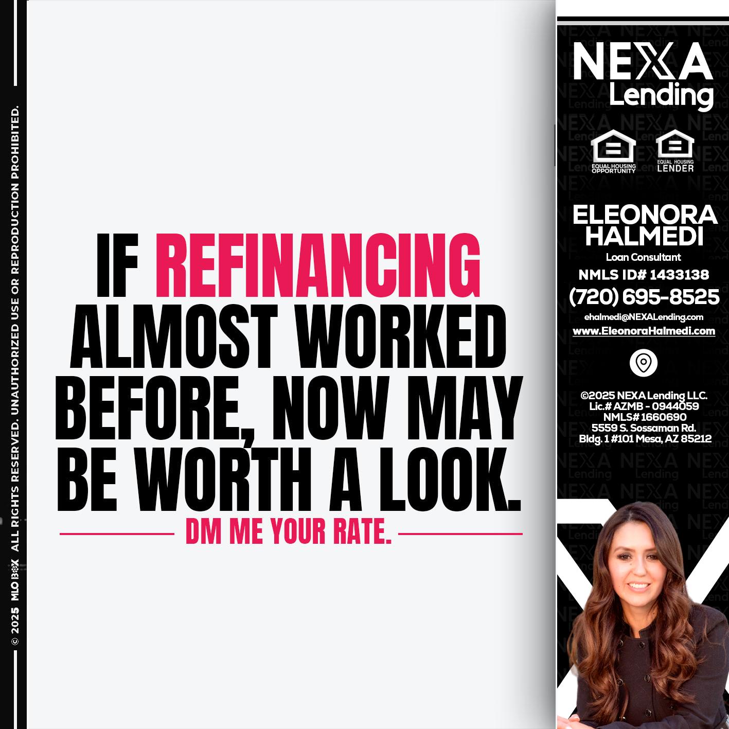 if refinancing - Eleonora Halmedi -Mortgage Advisor