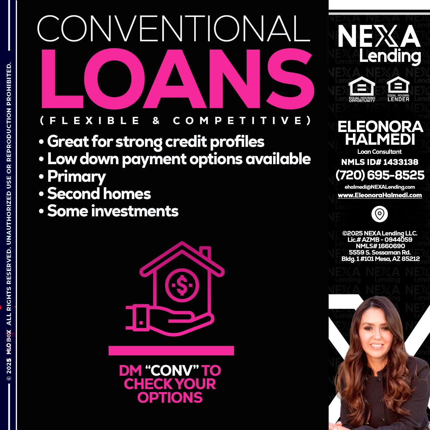 CONVENTIONAL LOANS - Eleonora Halmedi -Mortgage Advisor