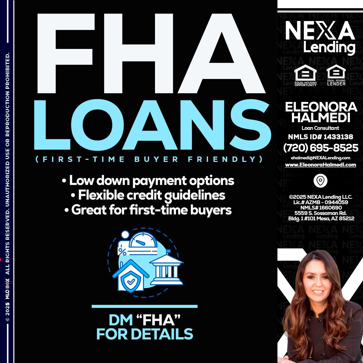 FHA LOANS - Eleonora Halmedi -Mortgage Advisor