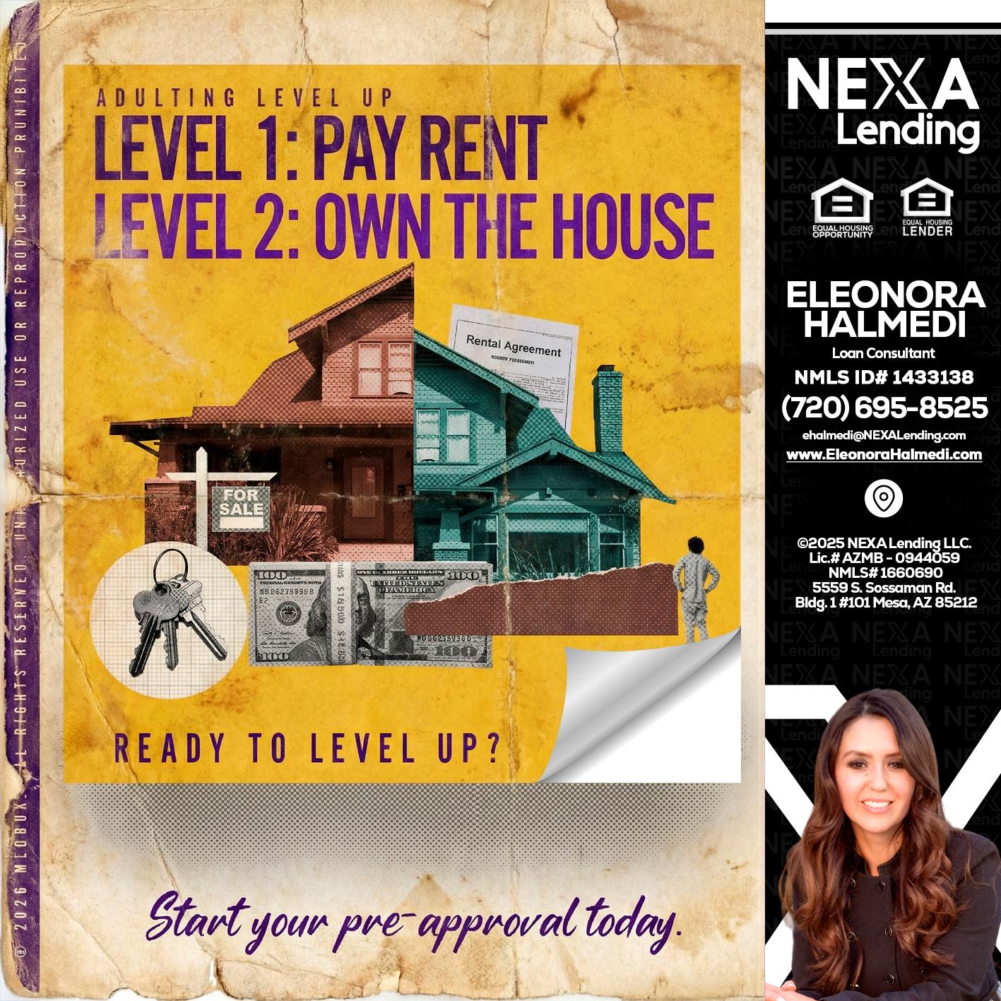 LEVEL 1 - Eleonora Halmedi -Mortgage Advisor