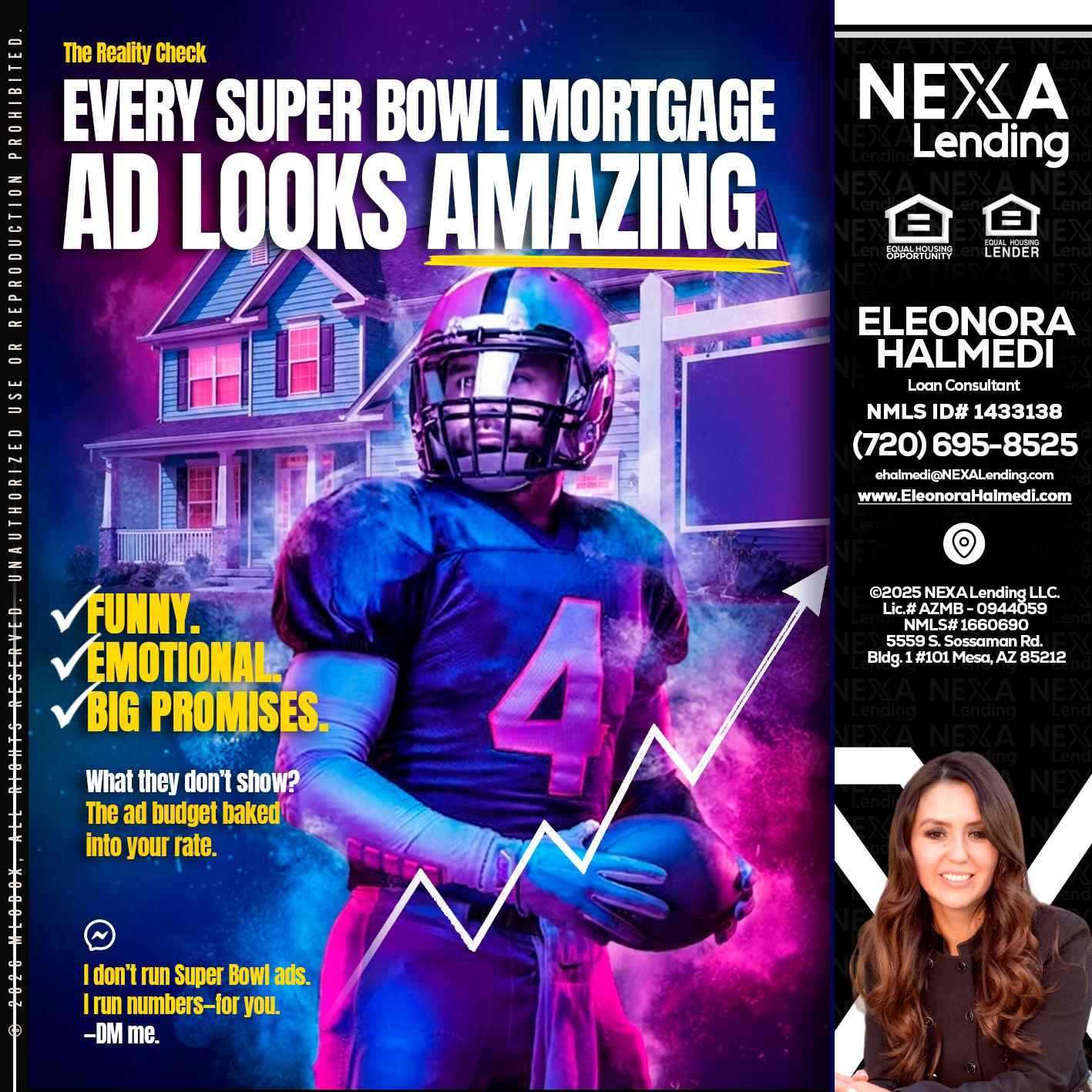 every Super Bowl - Eleonora Halmedi -Mortgage Advisor