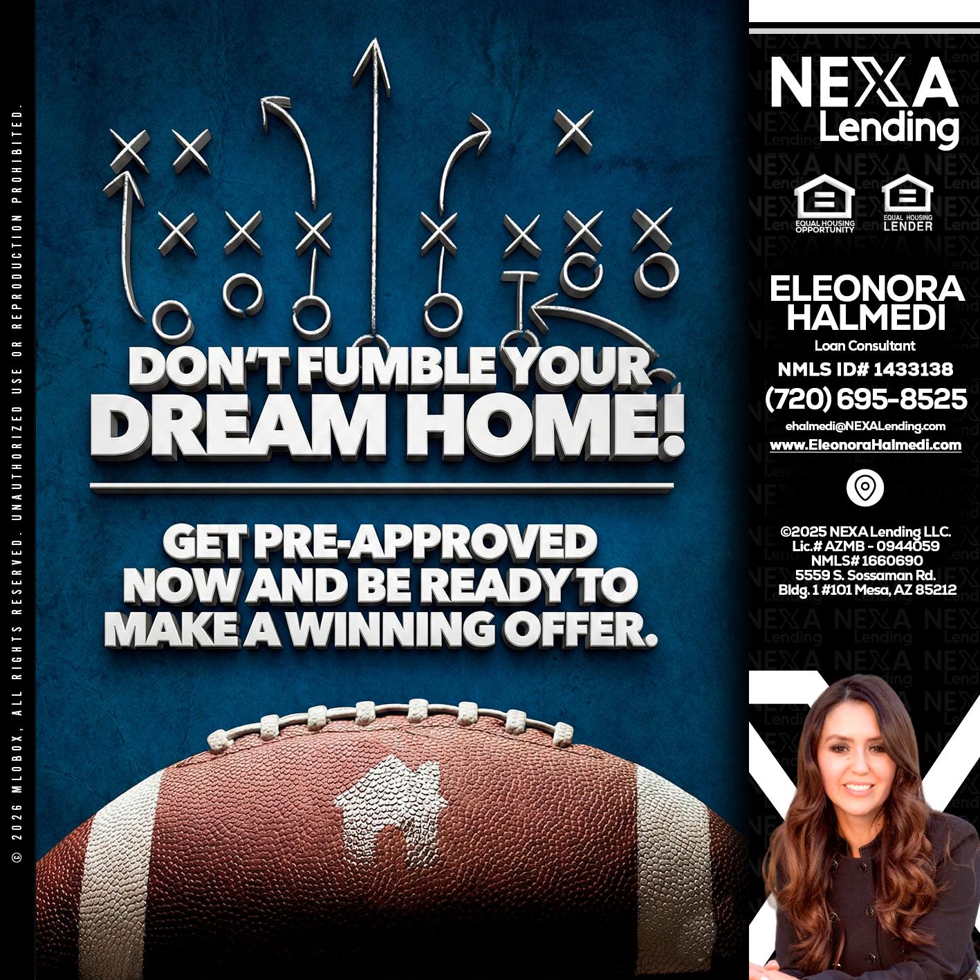 dont fumble - Eleonora Halmedi -Mortgage Advisor