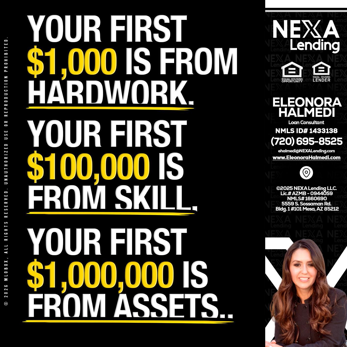 YOUR FIRST $1000 - Eleonora Halmedi -Mortgage Advisor