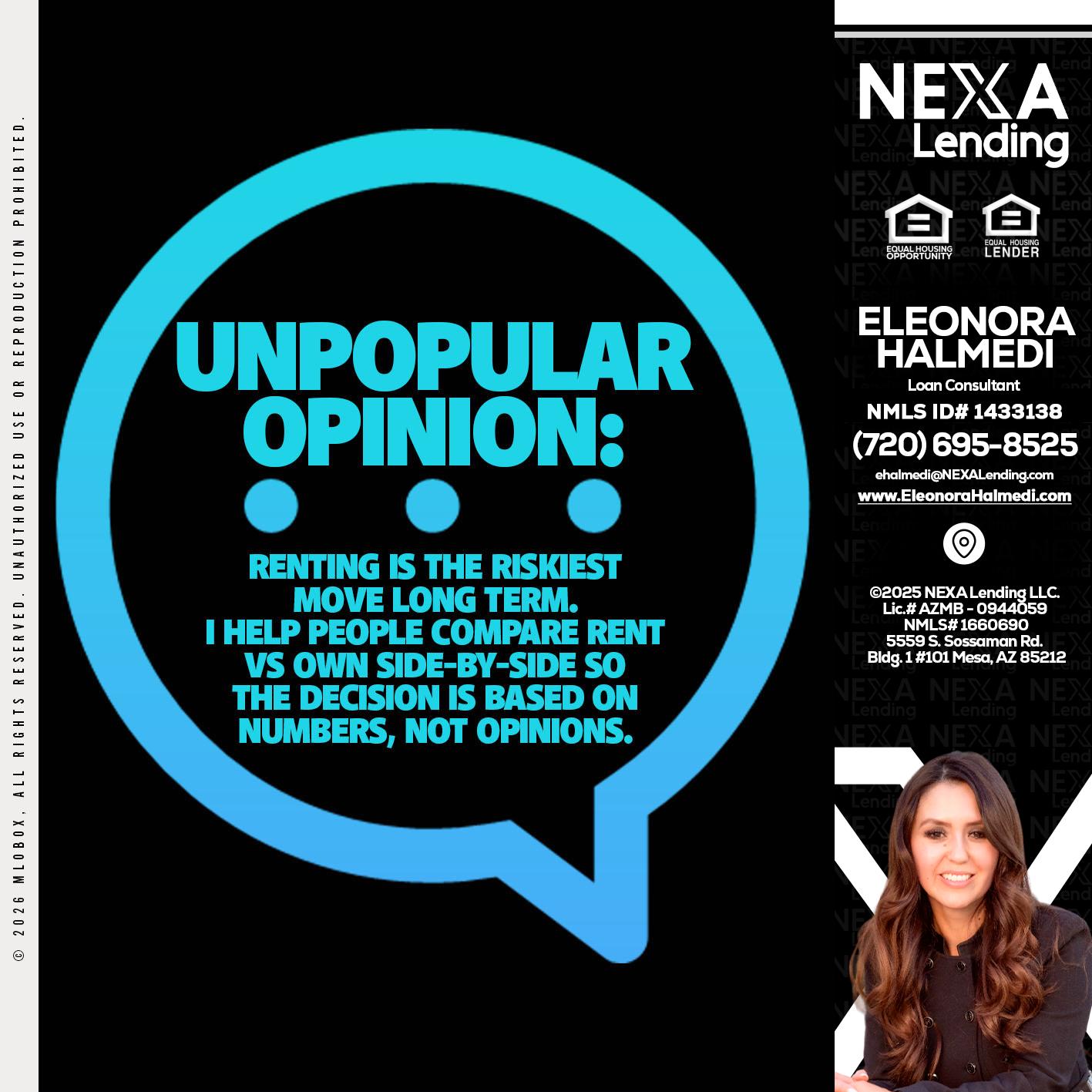 unpopular opinion - Eleonora Halmedi -Mortgage Advisor