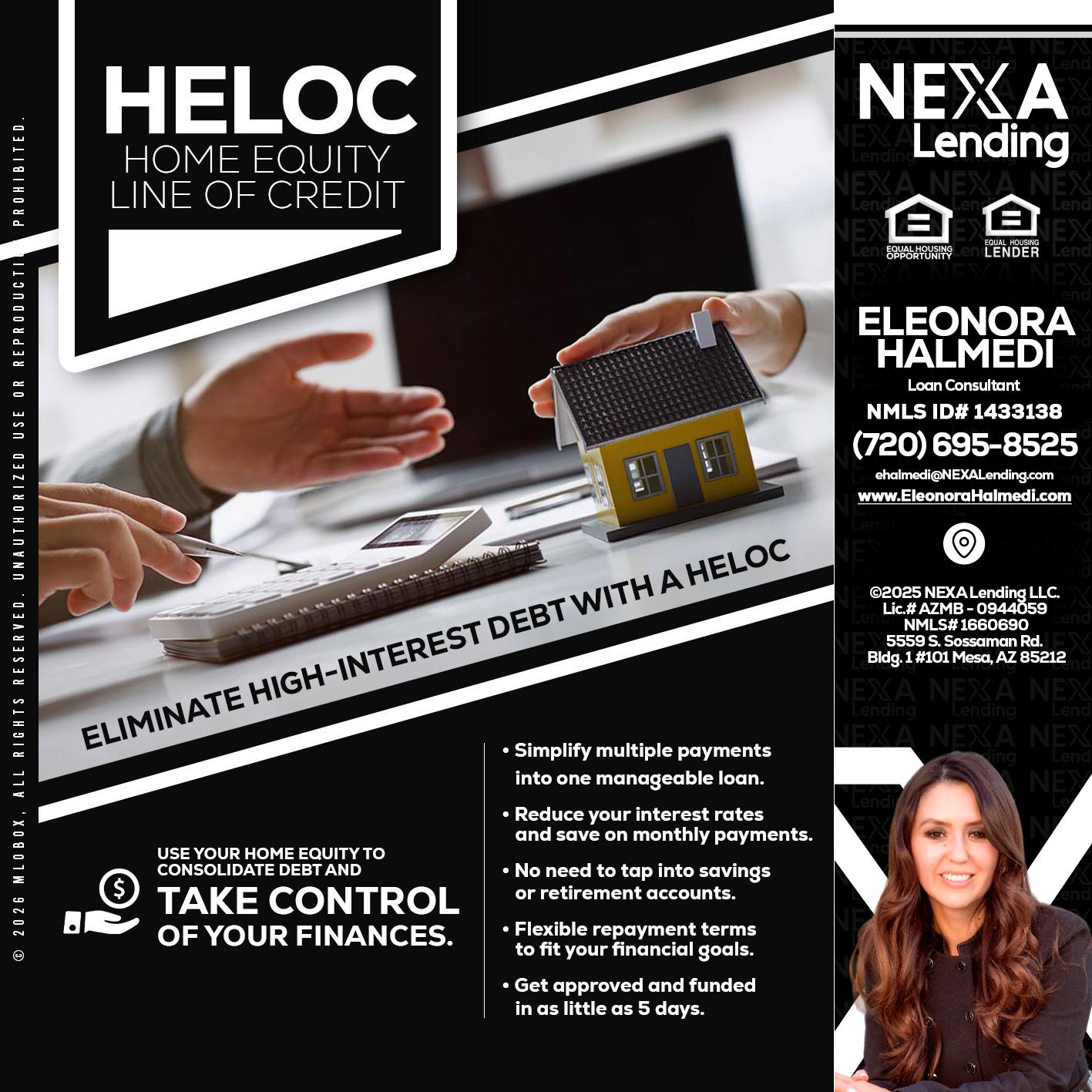 HELOC - Eleonora Halmedi -Mortgage Advisor