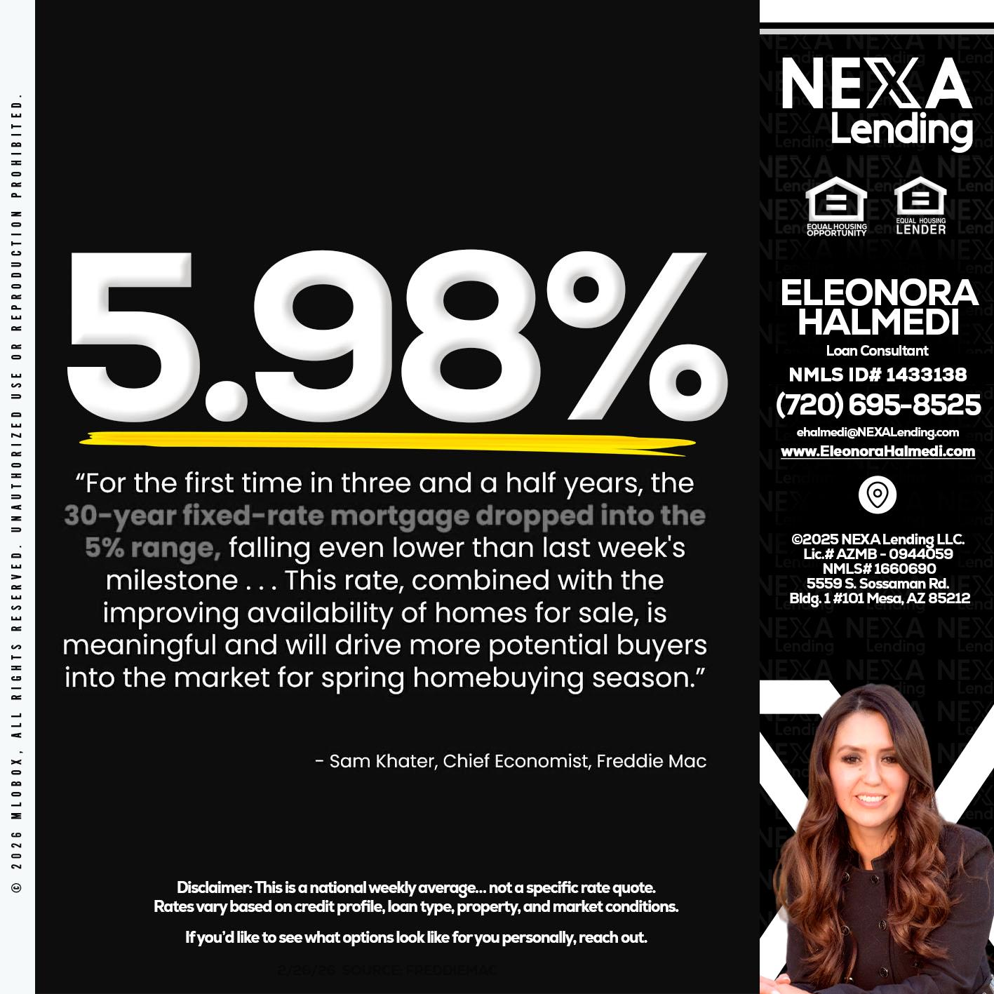 5.98% - Eleonora Halmedi -Mortgage Advisor