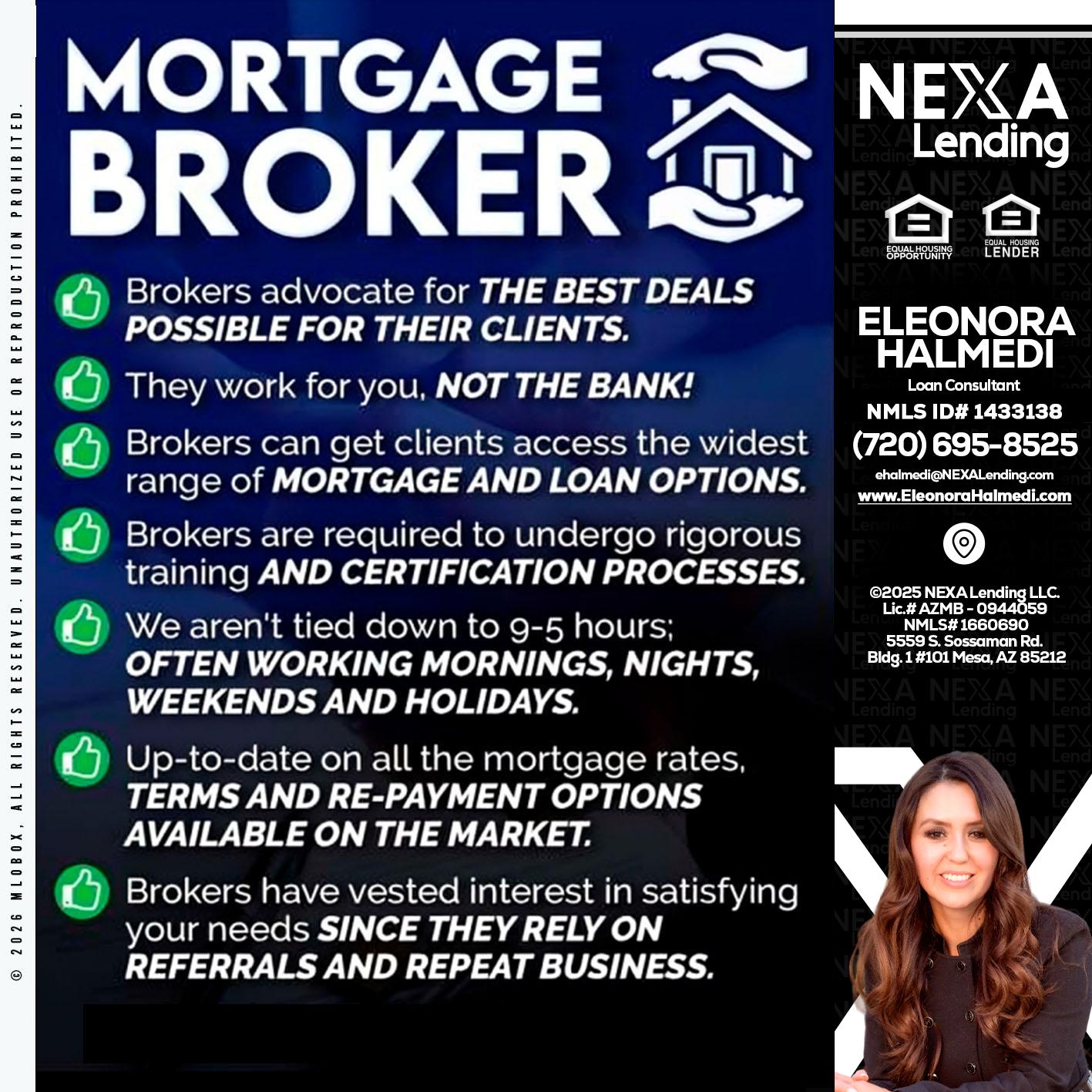 MORTGAGE BROKER - Eleonora Halmedi -Mortgage Advisor