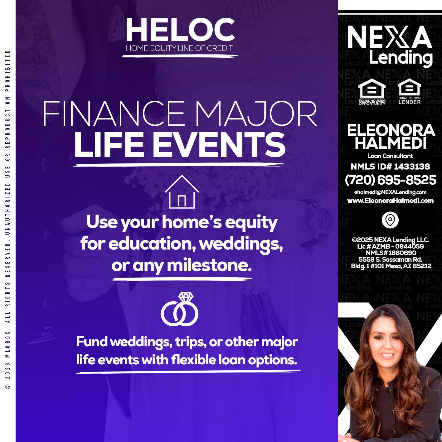 HELOC - Eleonora Halmedi -Mortgage Advisor