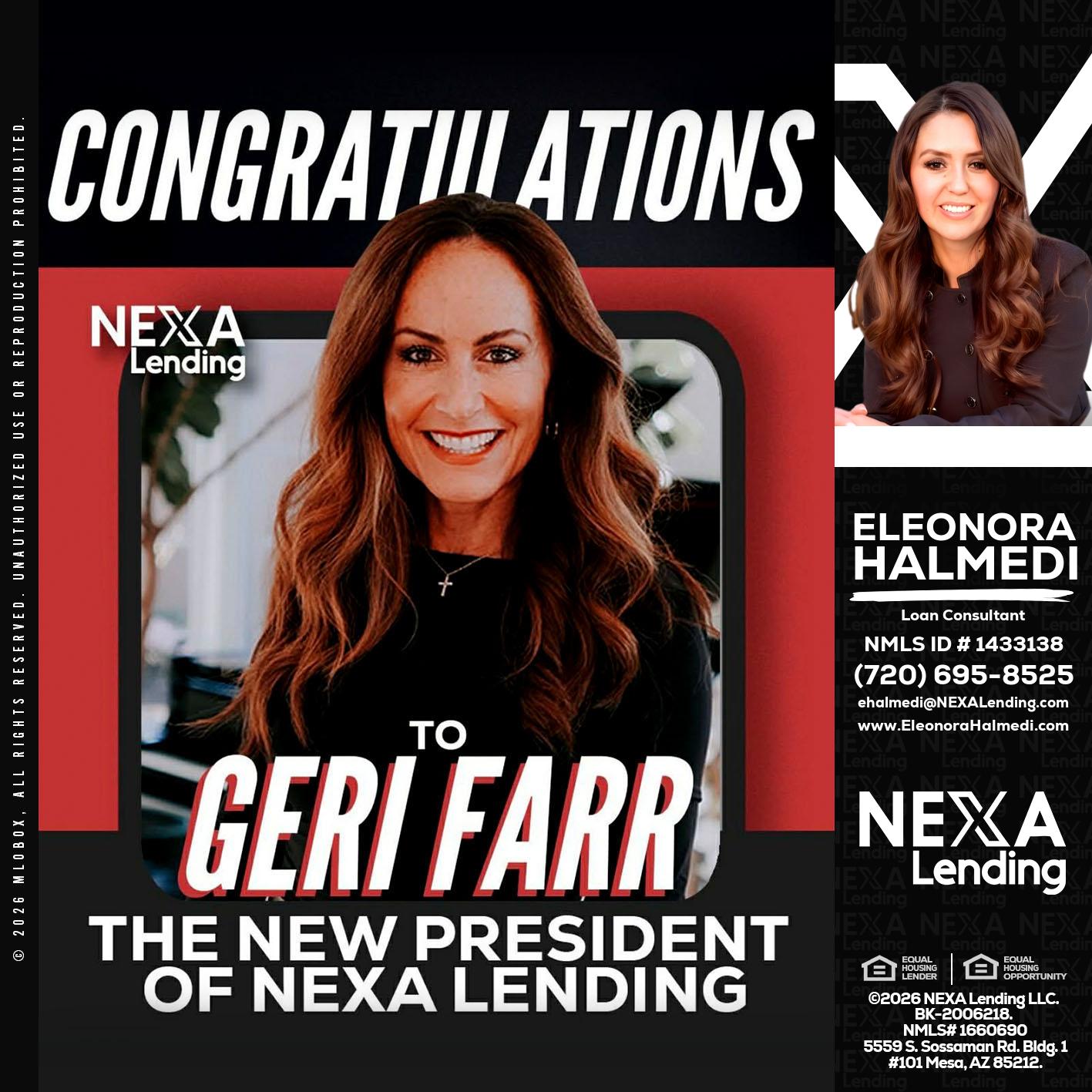 CONGRATULATIONS - Eleonora Halmedi -Mortgage Advisor