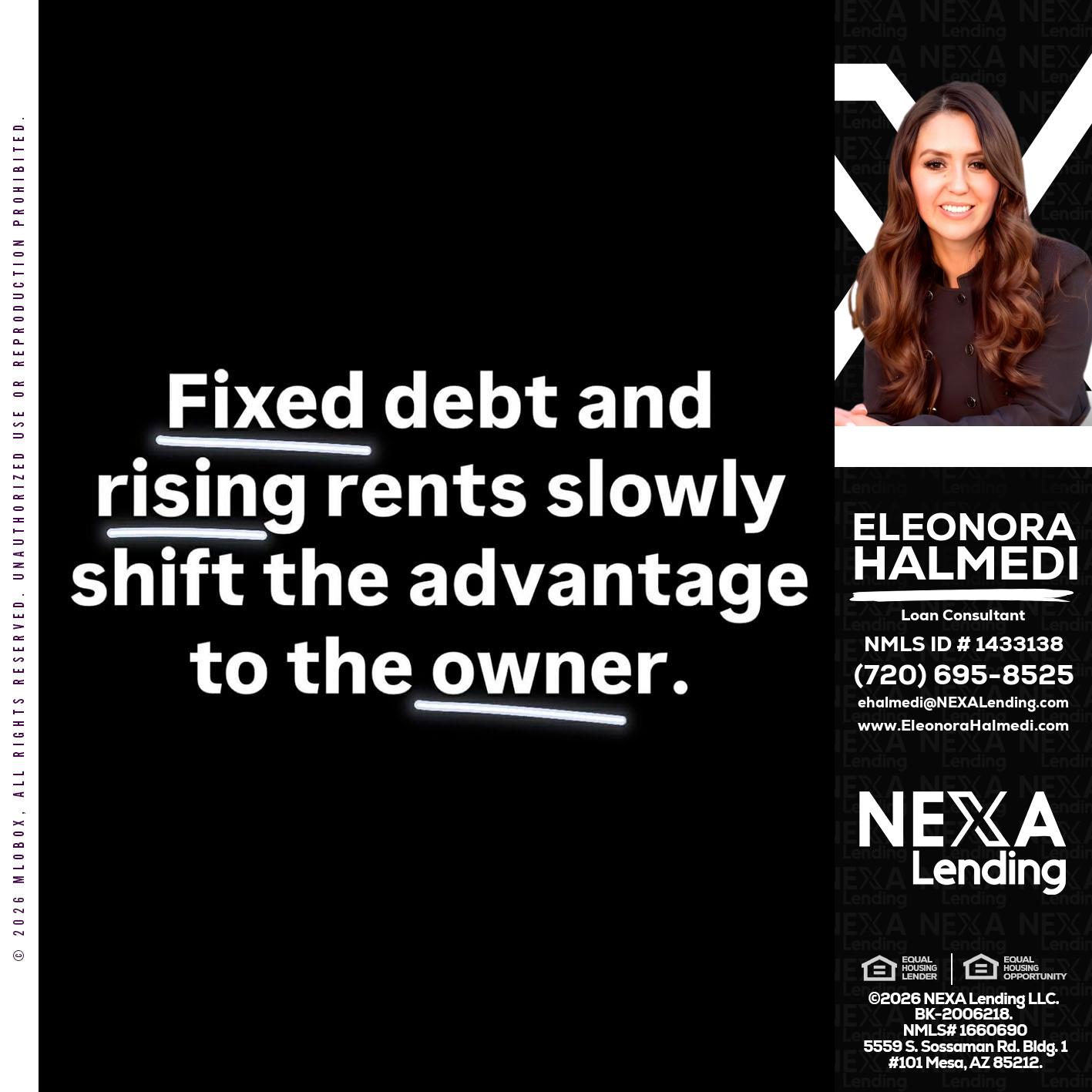 FIXED DEBT - Eleonora Halmedi -Mortgage Advisor
