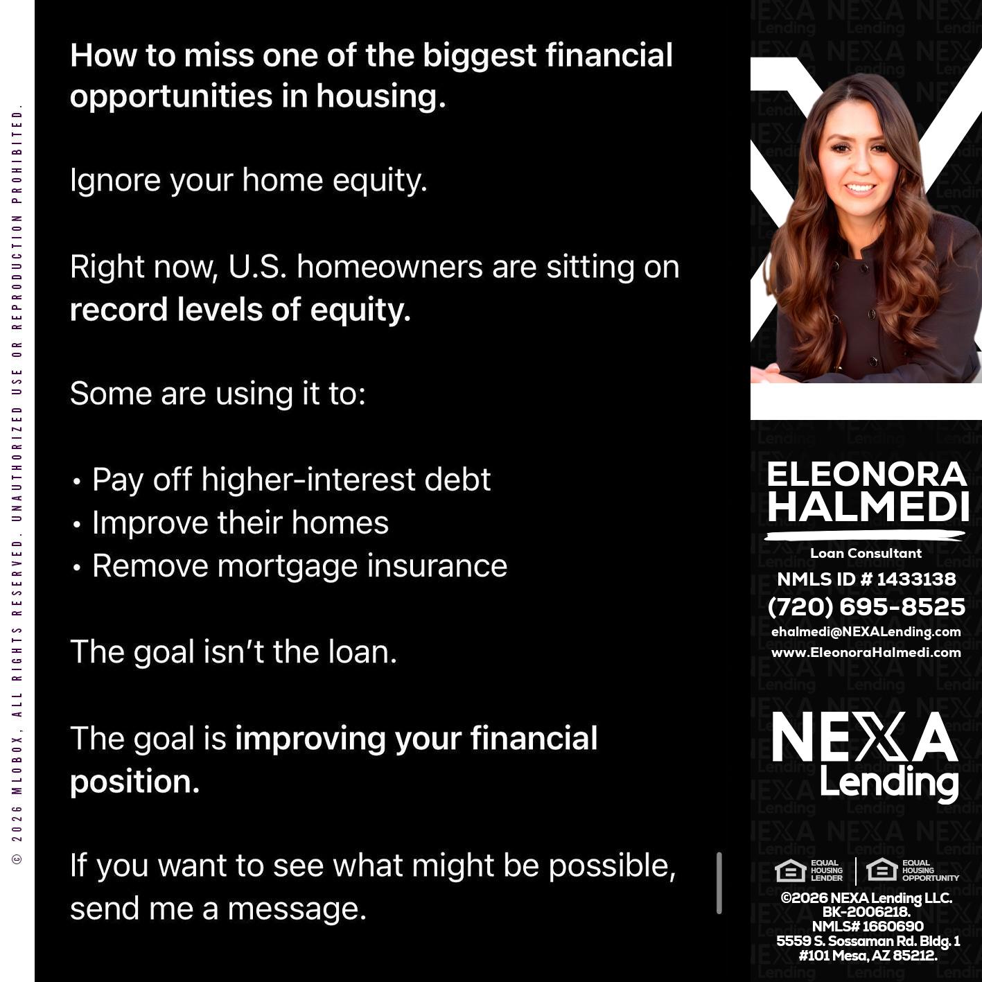 how to miss - Eleonora Halmedi -Mortgage Advisor