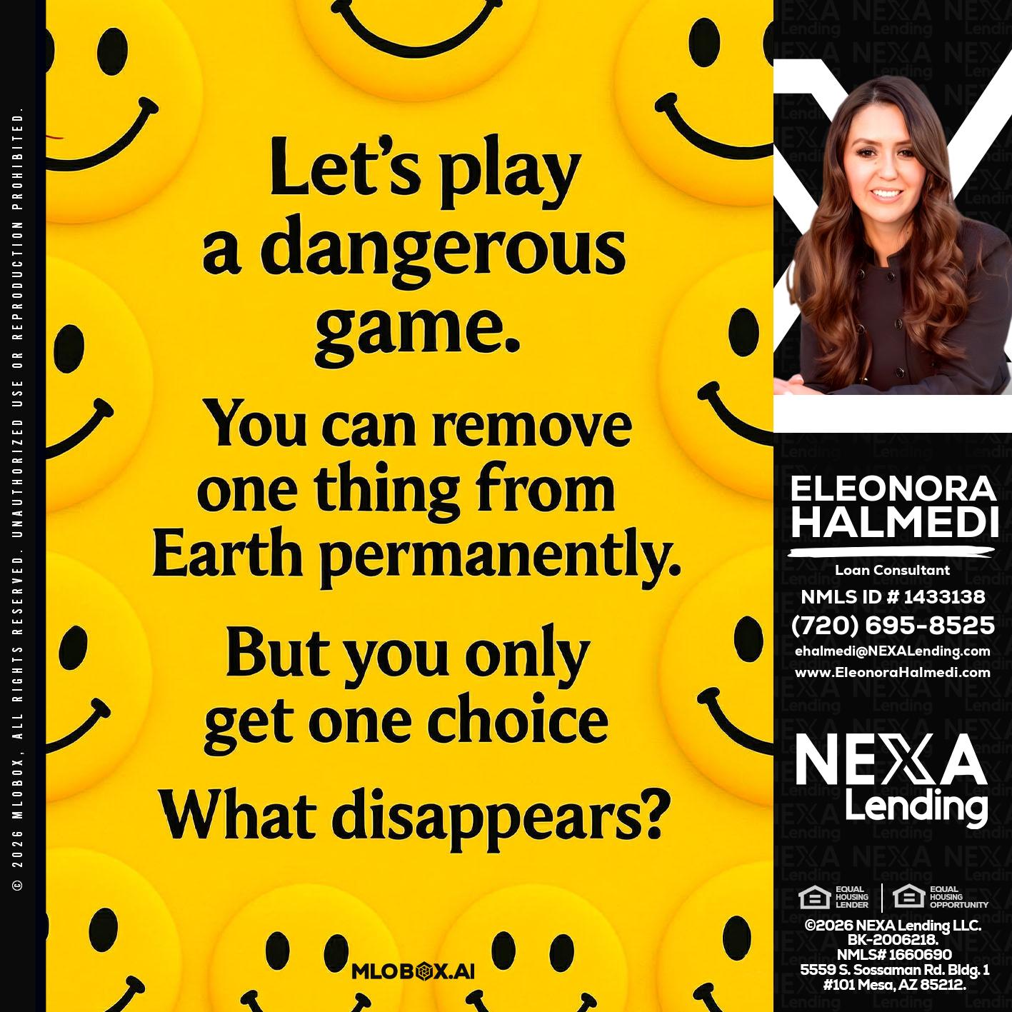 LETS PLAY - Eleonora Halmedi -Mortgage Advisor