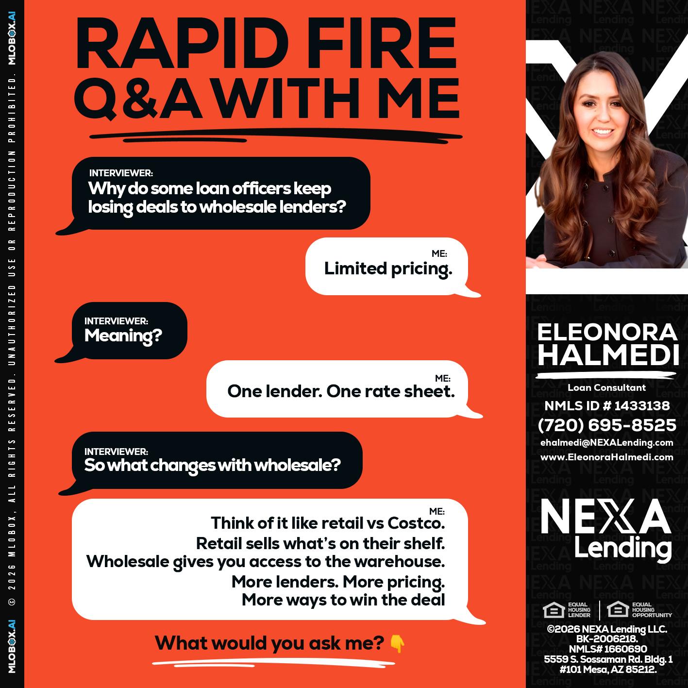 Q&A - Eleonora Halmedi -Mortgage Advisor