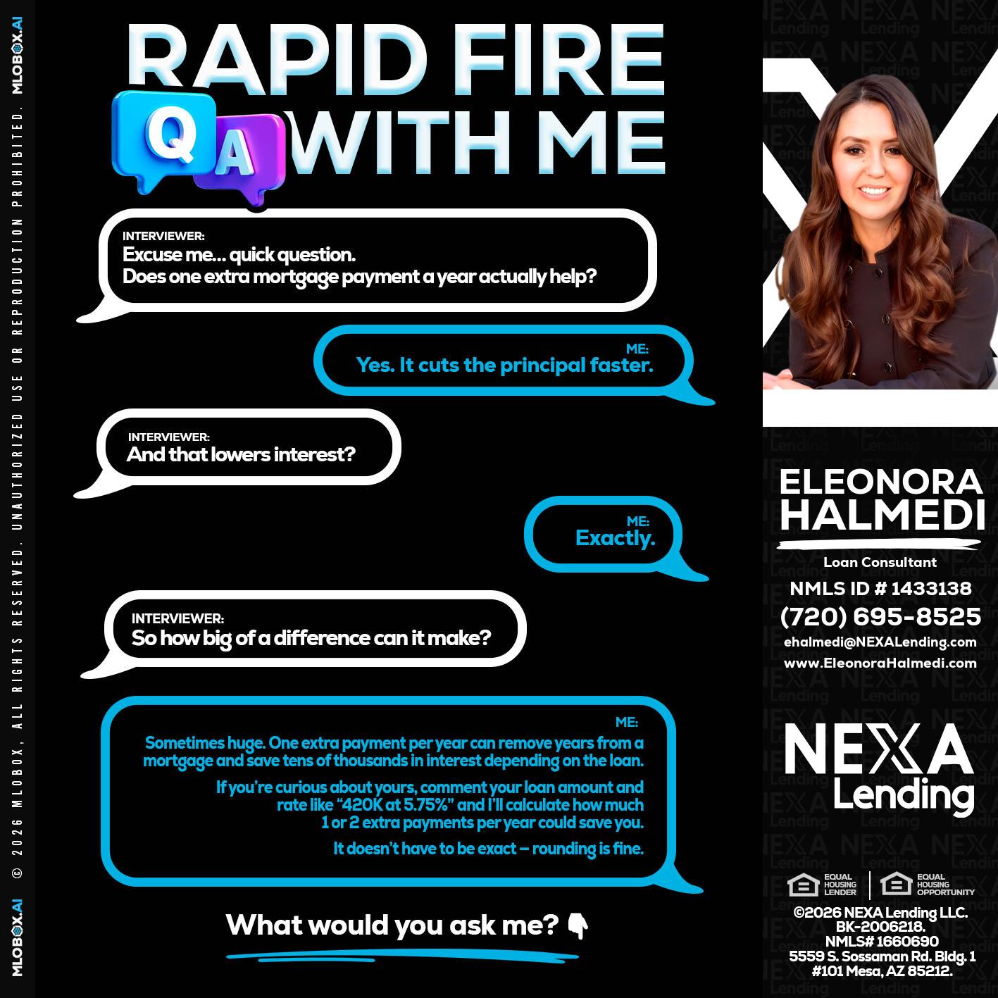 RAPID Q&A - Eleonora Halmedi -Mortgage Advisor