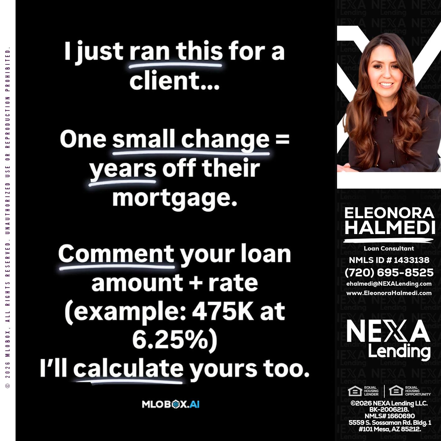 I JUST RAN - Eleonora Halmedi -Mortgage Advisor