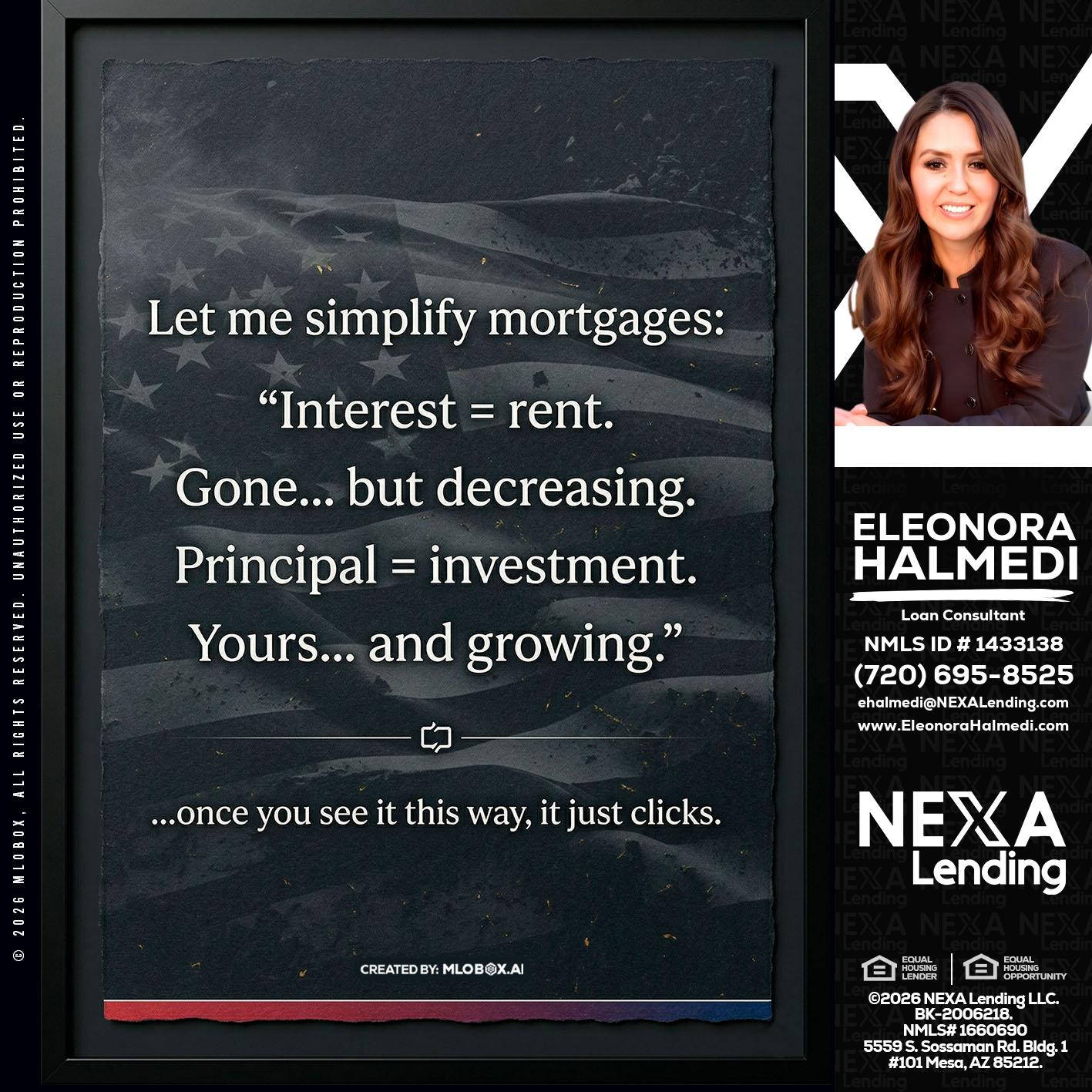 LET ME SIMPLIFY - Eleonora Halmedi -Mortgage Advisor